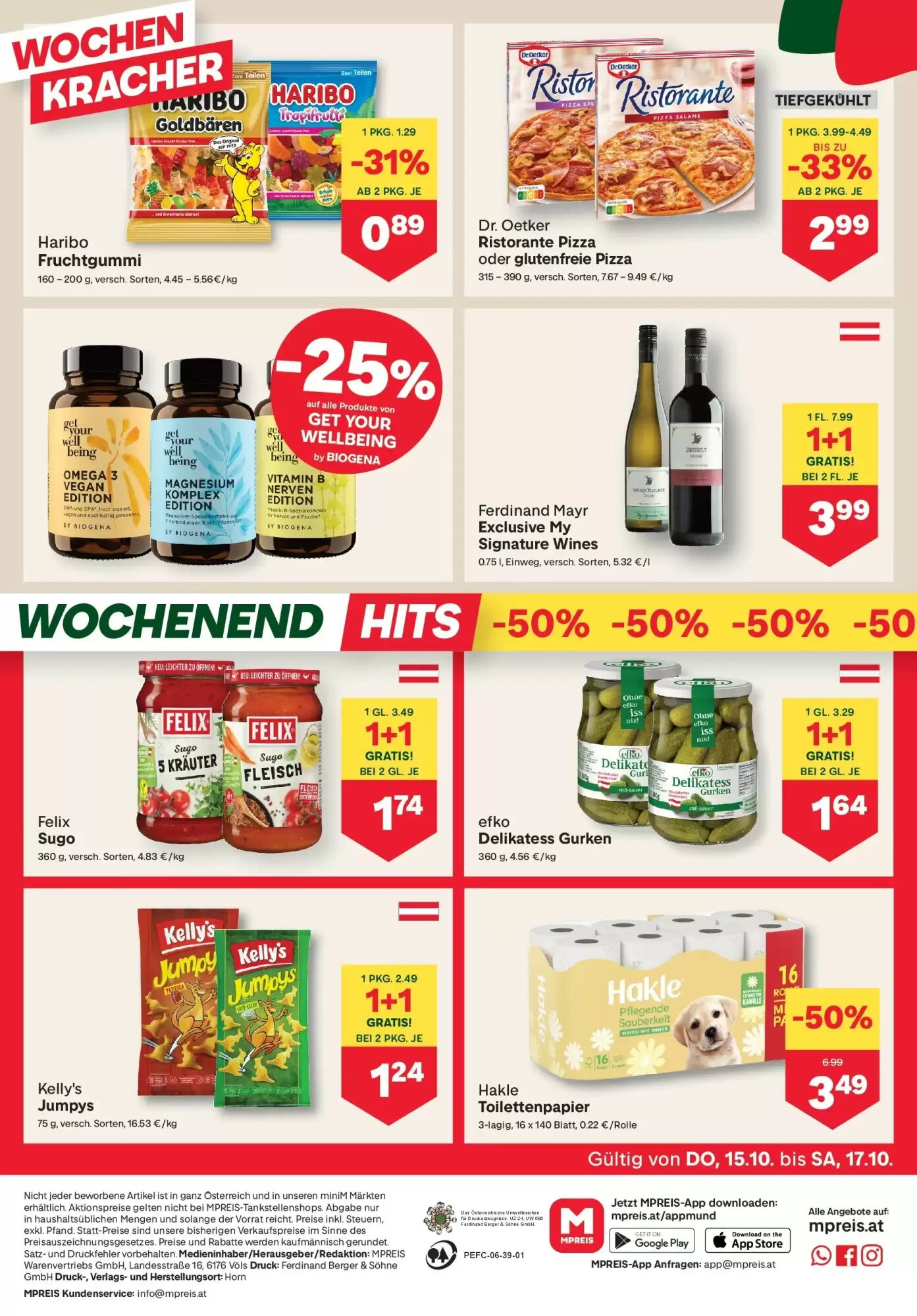 MPreis Flugblatt (ab 15.10.2026) - Angebote und Prospekt - Seite 12