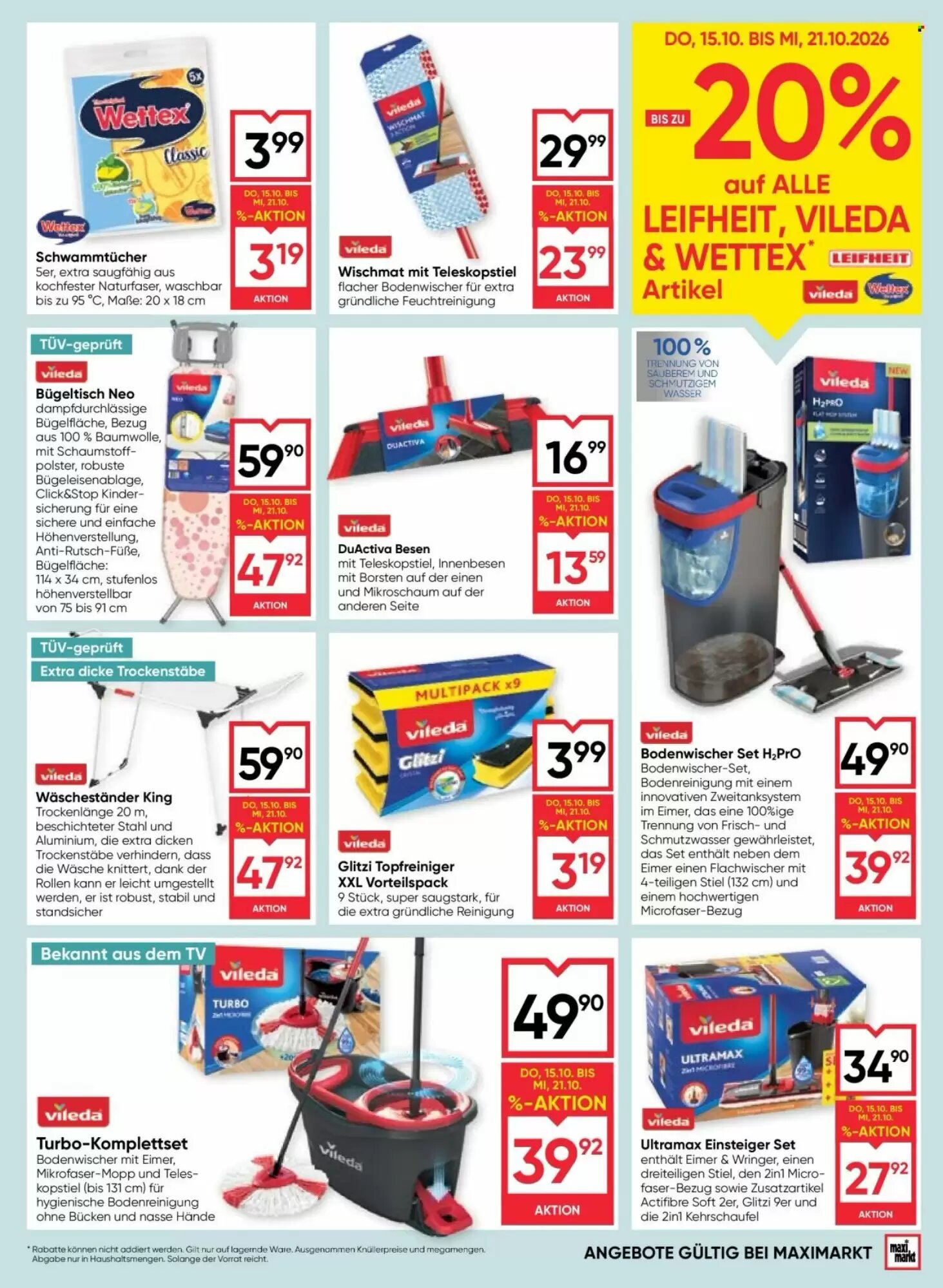 Maximarkt Flugblatt (ab 15.10.2026) - Angebote und Prospekt - Seite 19