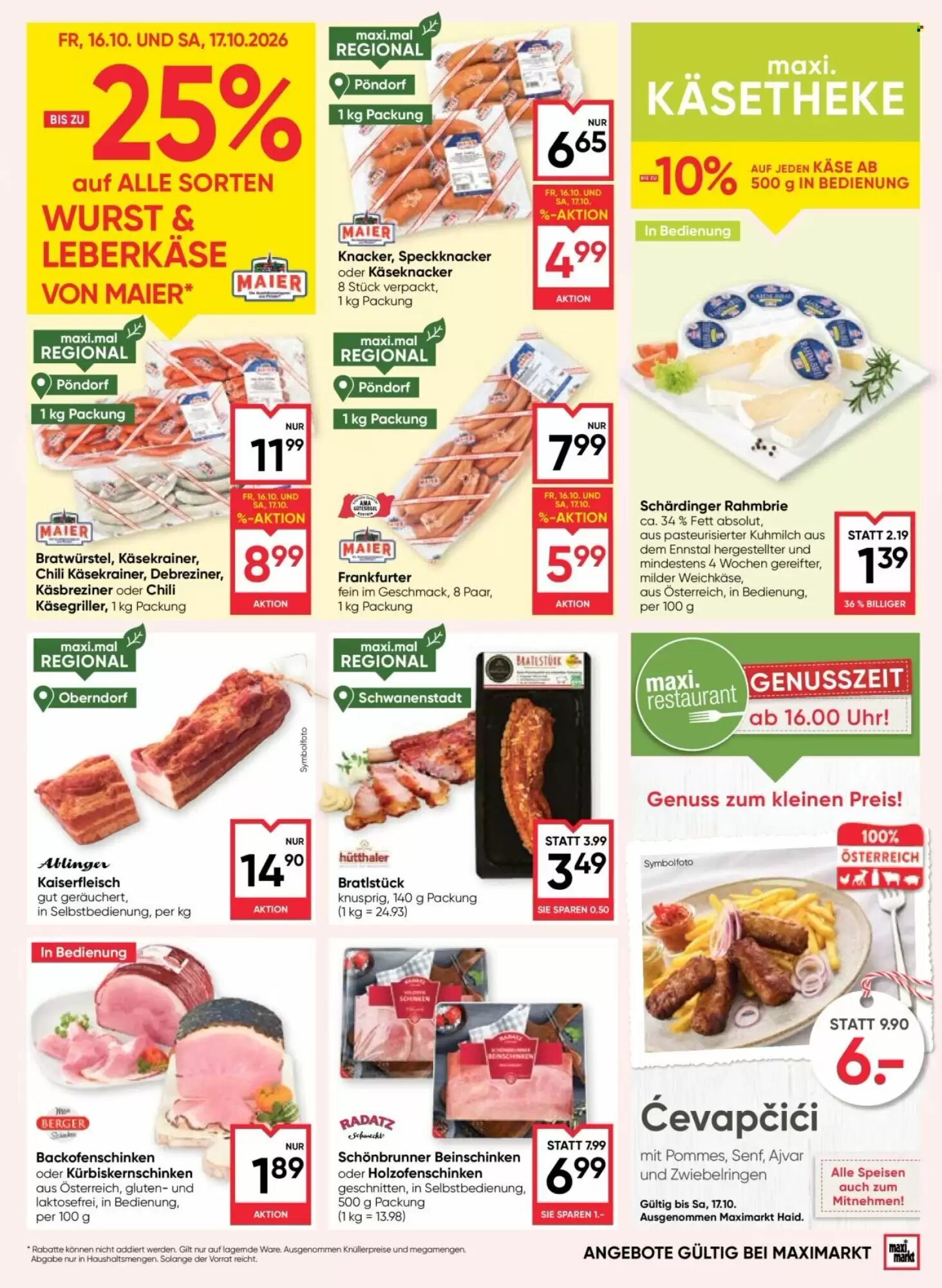 Maximarkt Flugblatt (ab 15.10.2026) - Angebote und Prospekt - Seite 9