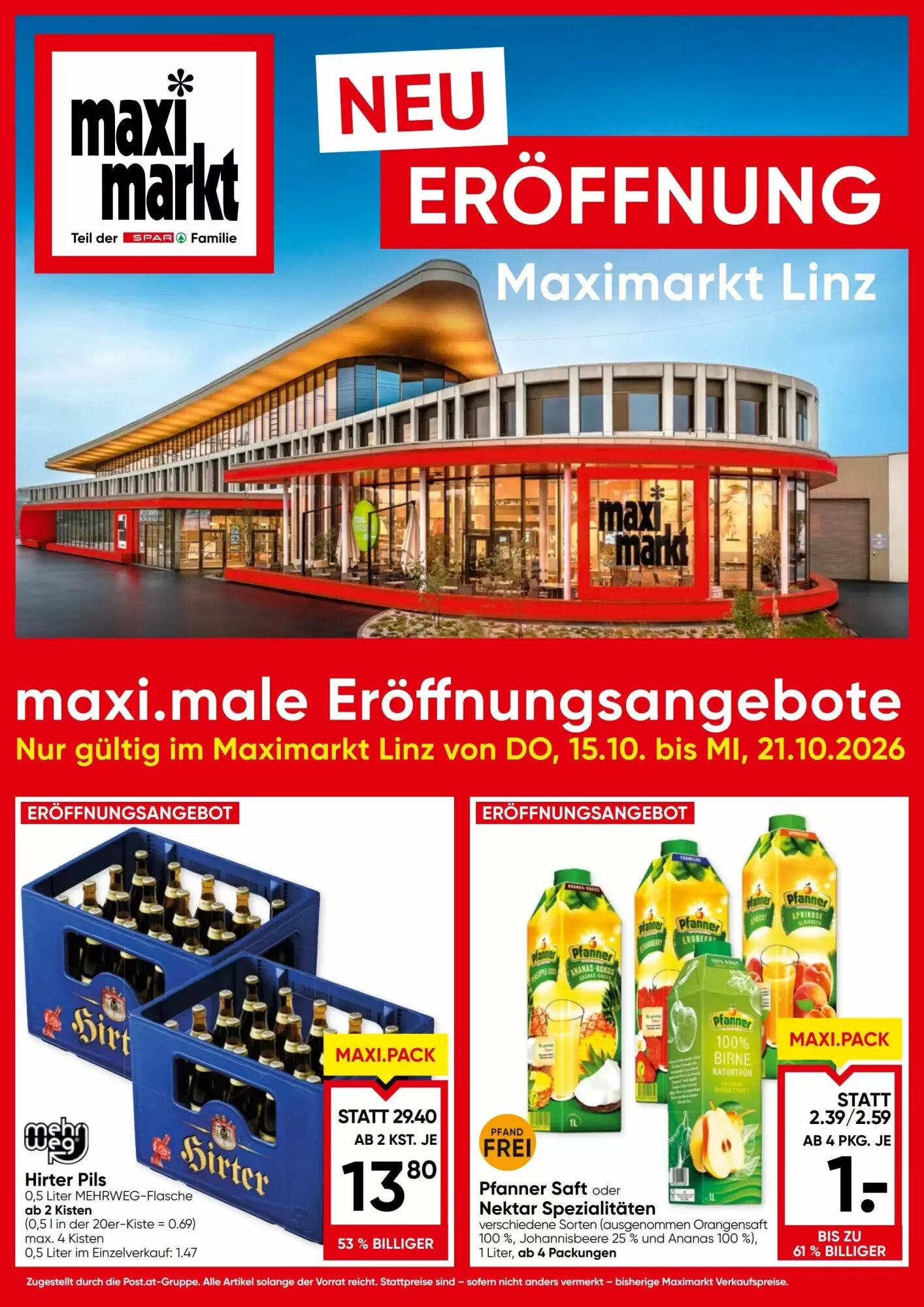 Maximarkt Flugblatt (ab 15.10.2026) - Angebote und Prospekt - Seite 1