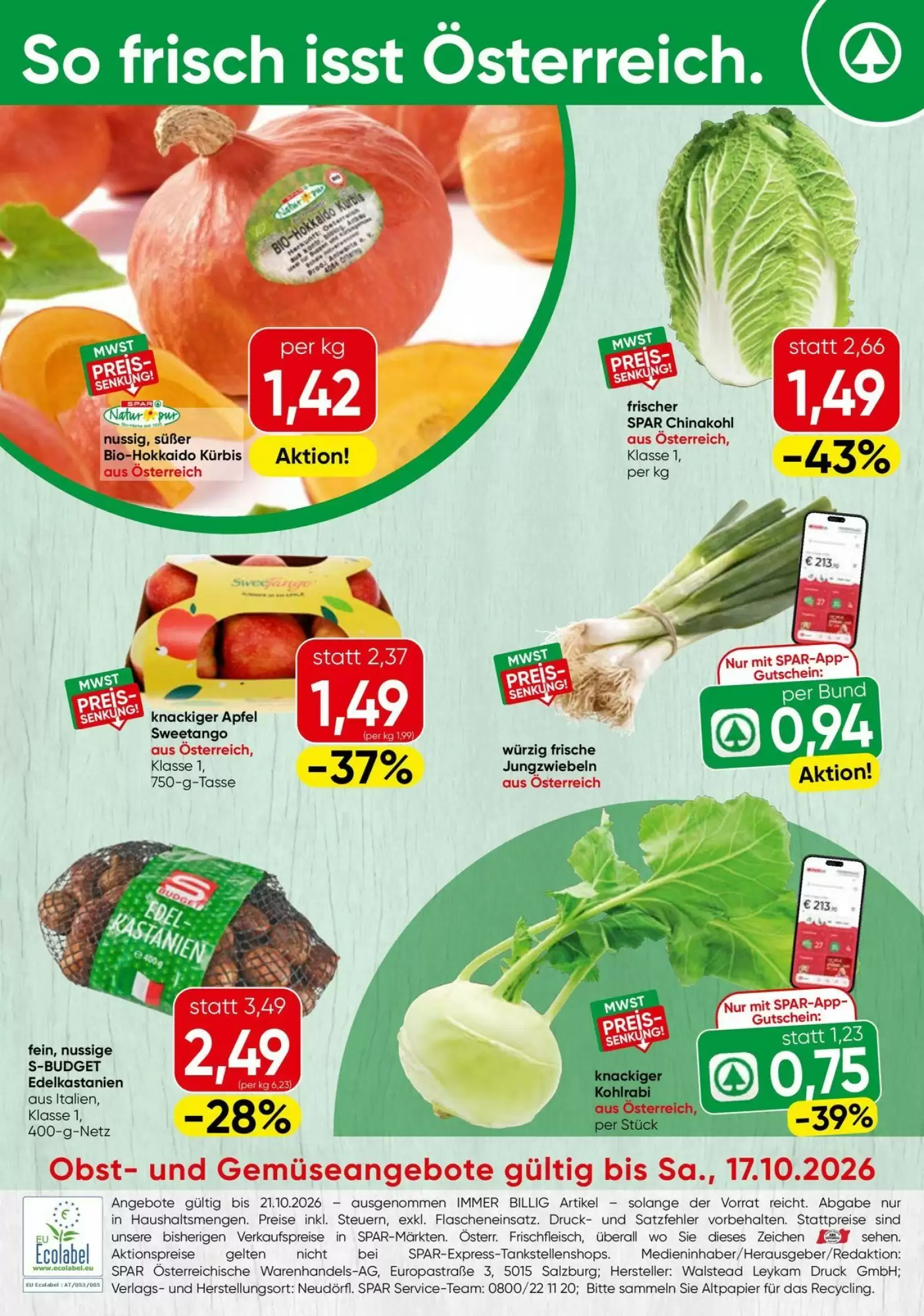 Eurospar Flugblatt (ab 15.10.2026) - Angebote und Prospekt - Seite 16