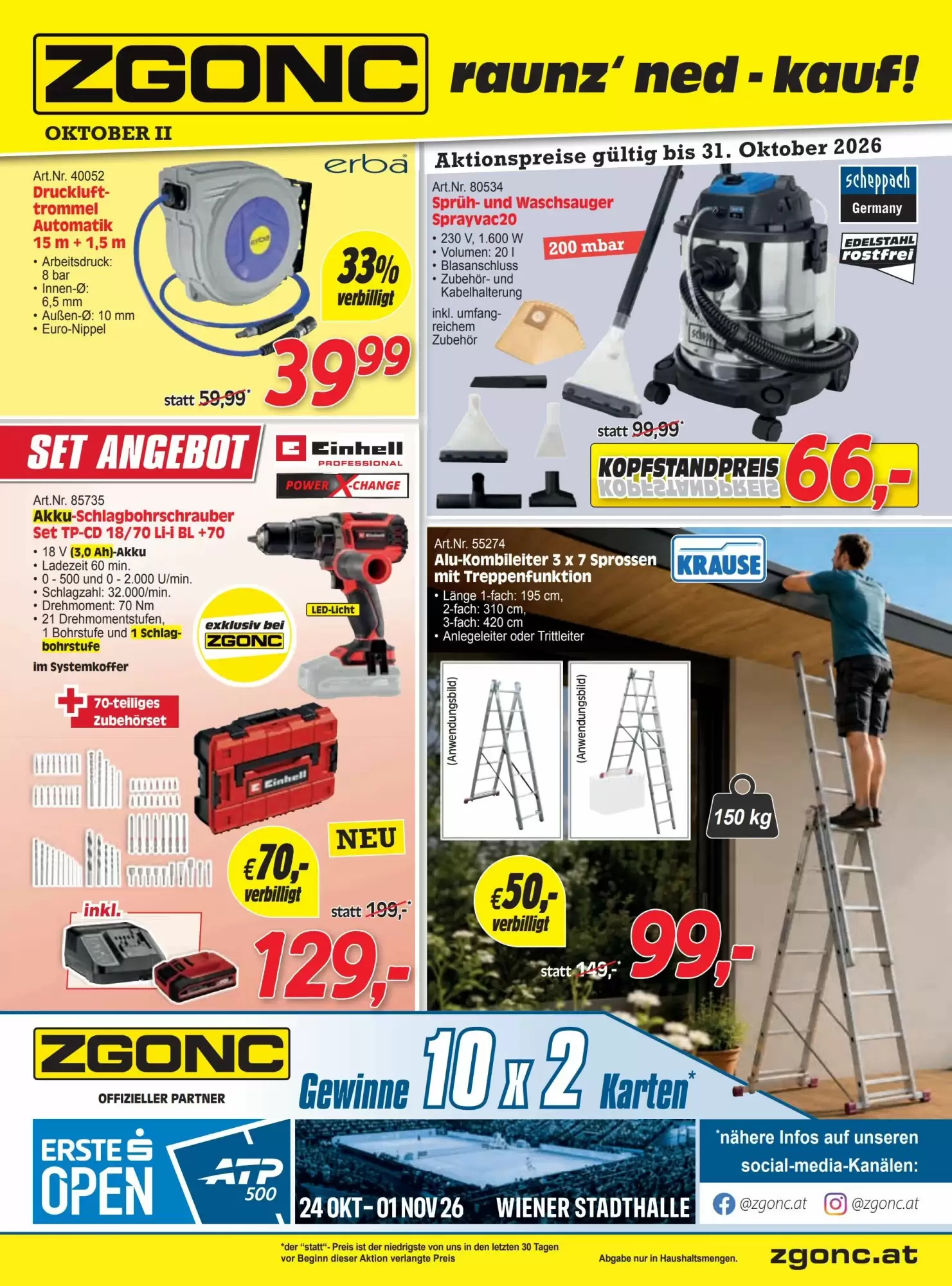 Zgonc Flugblatt (ab 15.10.2026) - Angebote und Prospekt - Seite 1
