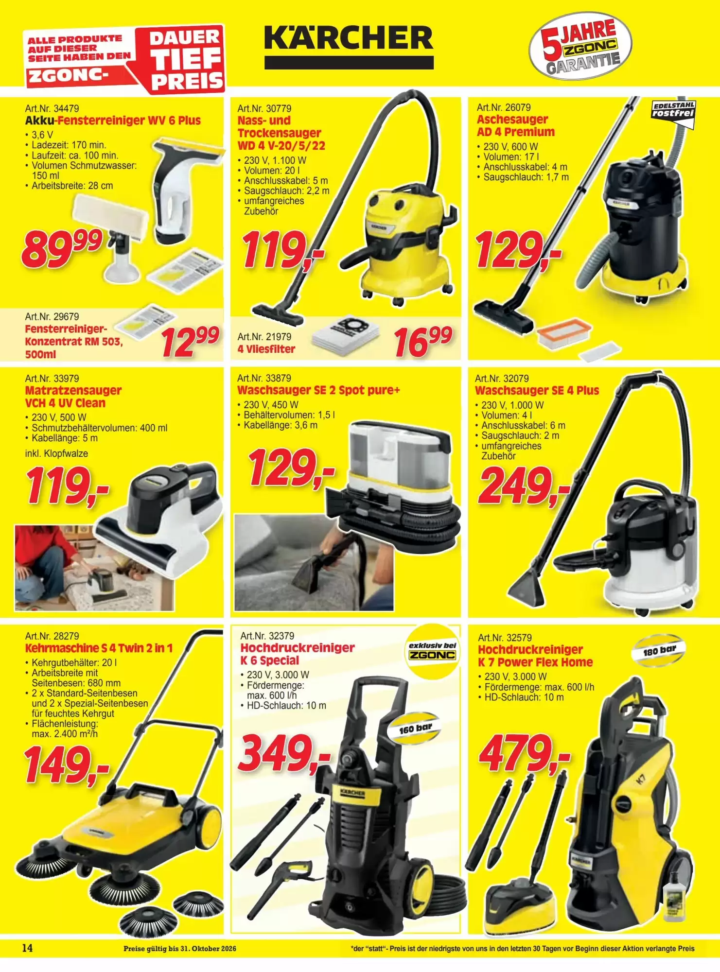 Zgonc Flugblatt (ab 15.10.2026) - Angebote und Prospekt - Seite 14