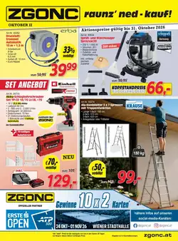 Zgonc Flugblatt (ab 15.10.2026) - Angebote und Prospekt