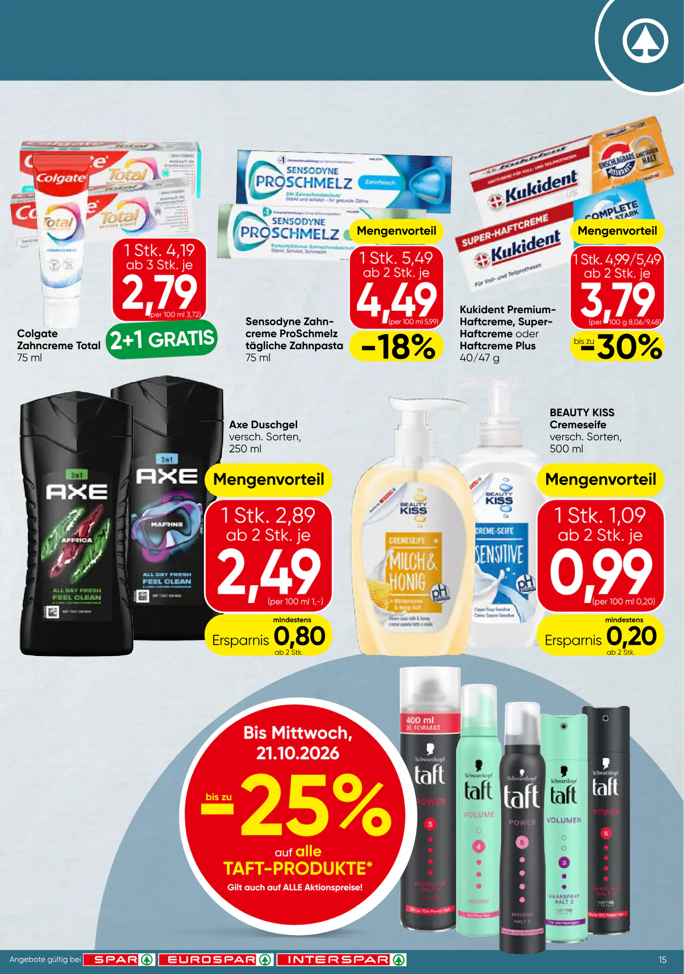 Spar Flugblatt (ab 15.10.2026) - Angebote und Prospekt - Seite 15