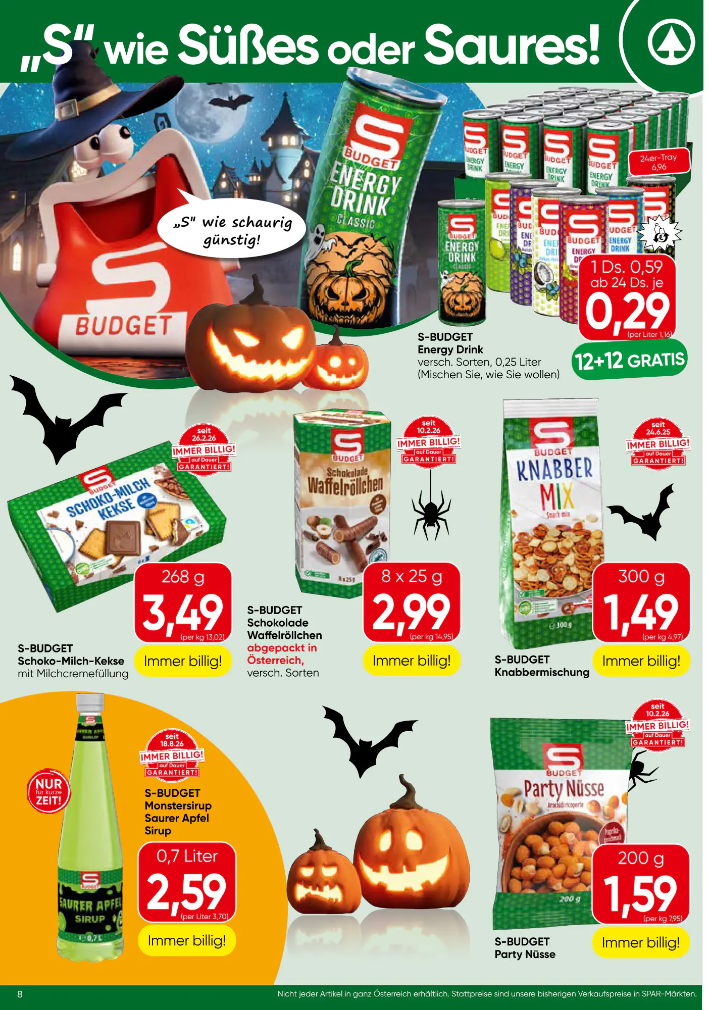 Spar Flugblatt (ab 15.10.2026) - Angebote und Prospekt - Seite 8