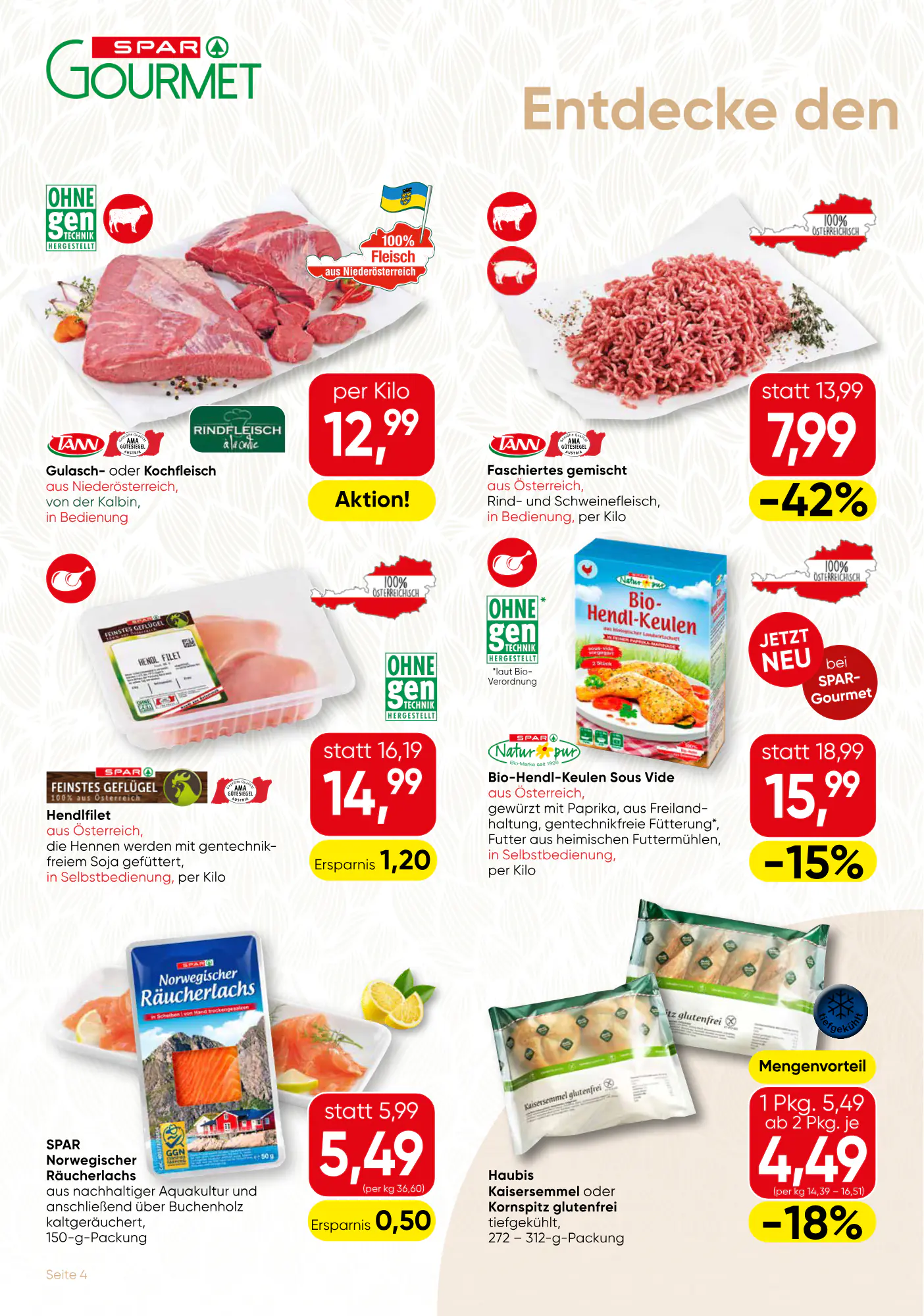 SPAR Gourmet Flugblatt (ab 15.10.2026) - Angebote und Prospekt - Seite 4
