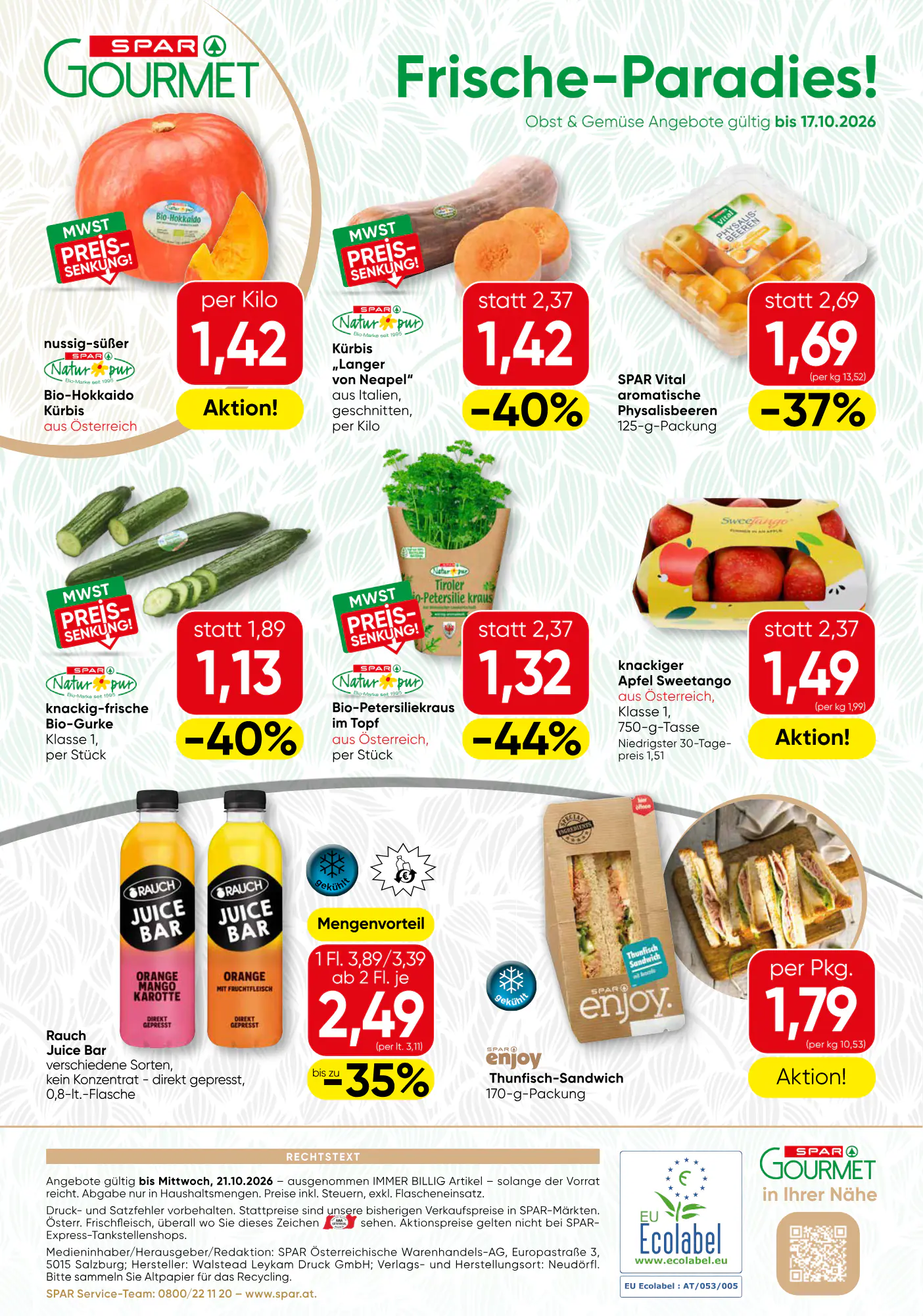 SPAR Gourmet Flugblatt (ab 15.10.2026) - Angebote und Prospekt - Seite 8