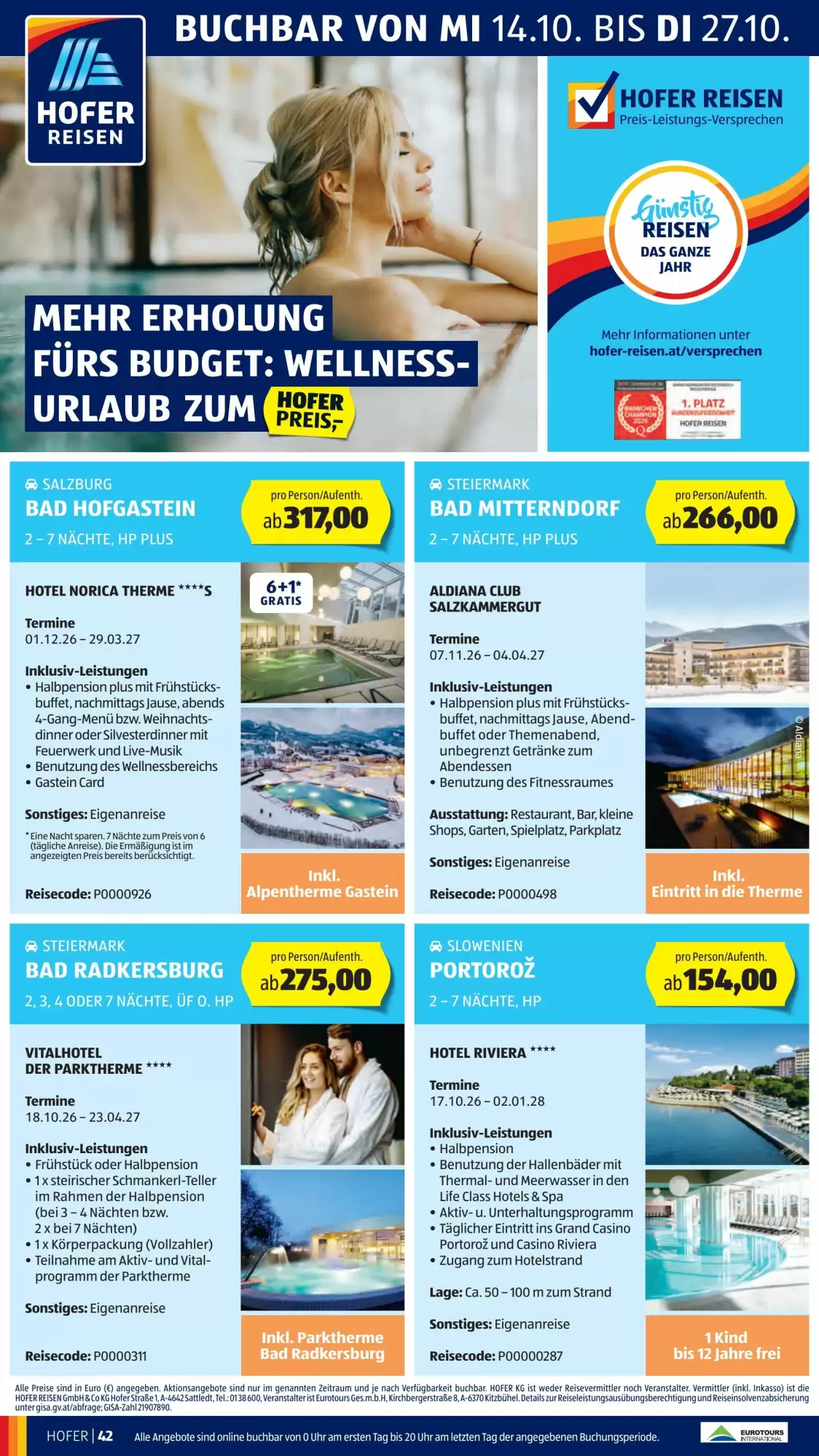 Hofer Flugblatt (ab 16.10.2026) - Angebote und Prospekt - Seite 54