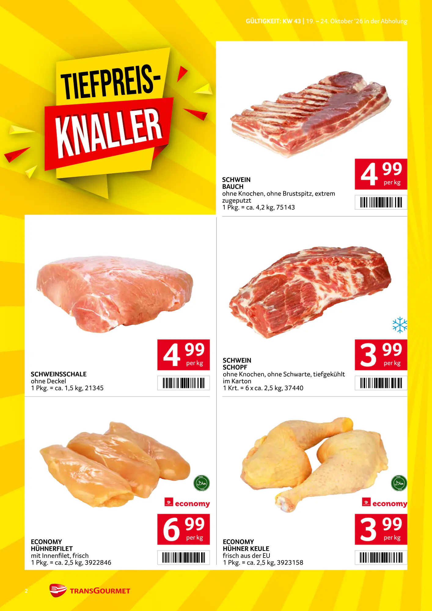 Transgourmet Flugblatt (ab 18.10.2026) - Angebote und Prospekt - Seite 2