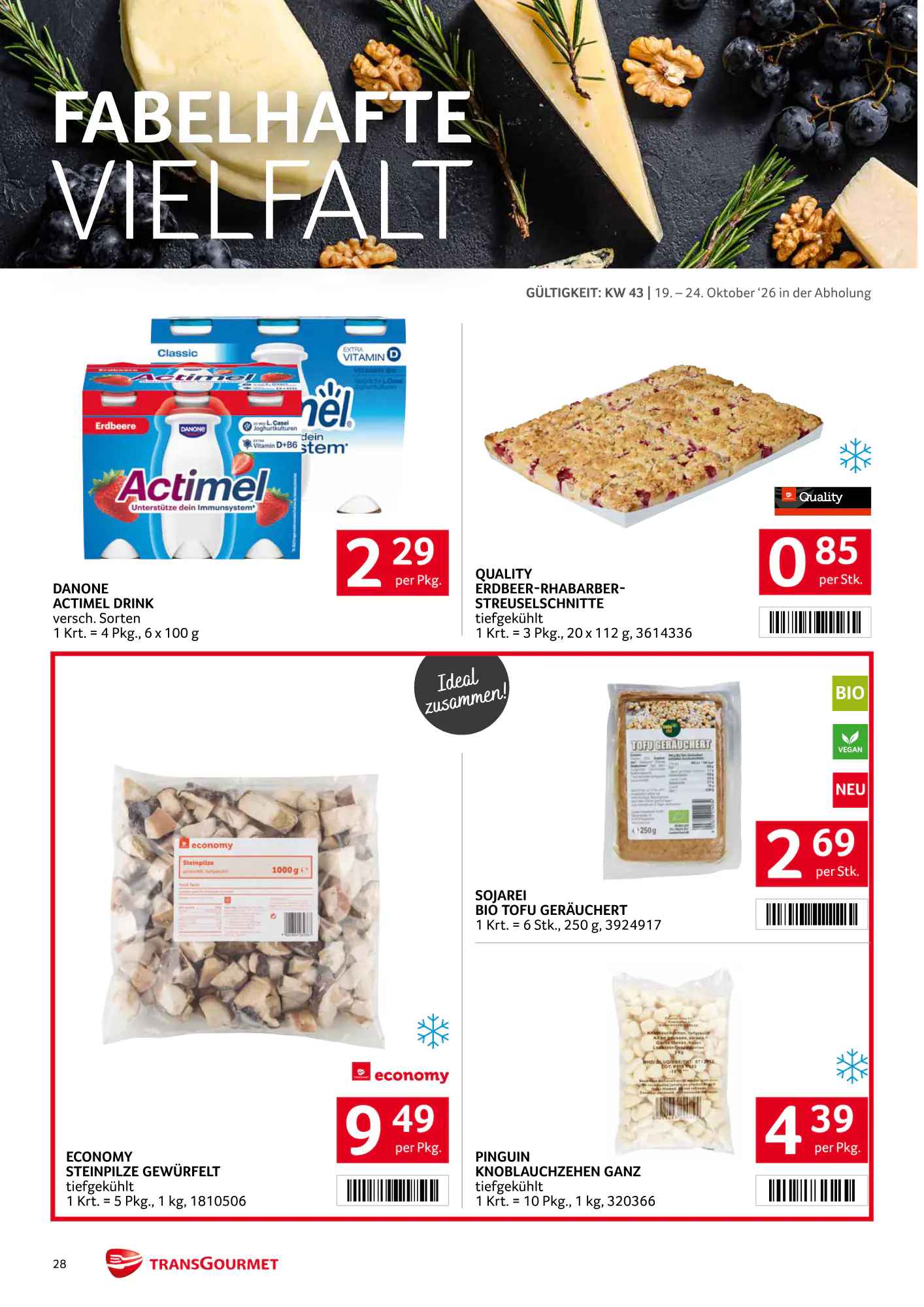 Transgourmet Flugblatt (ab 18.10.2026) - Angebote und Prospekt - Seite 28