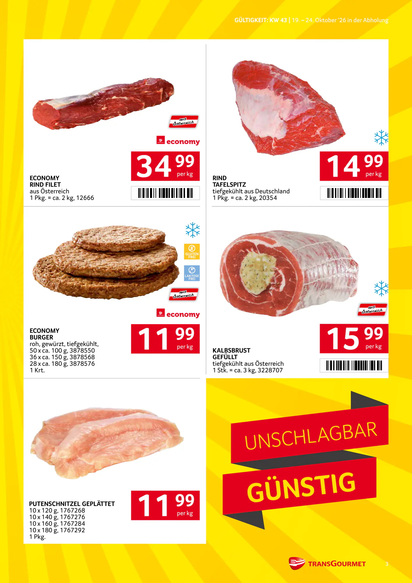 Transgourmet Flugblatt (ab 18.10.2026) - Angebote und Prospekt - Seite 3