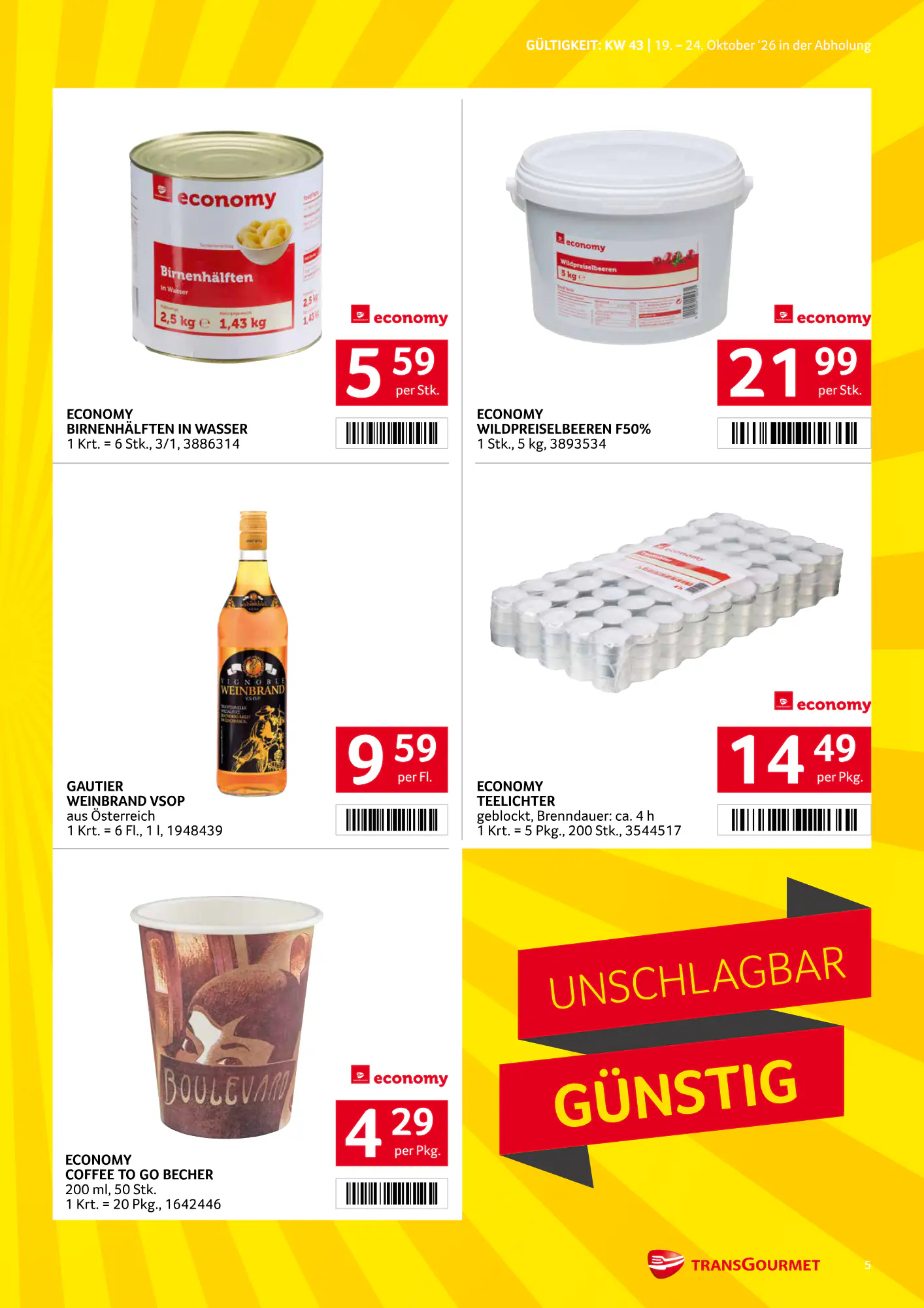Transgourmet Flugblatt (ab 18.10.2026) - Angebote und Prospekt - Seite 5