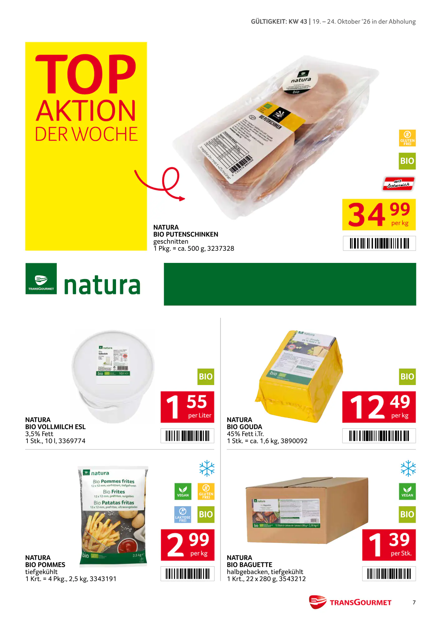 Transgourmet Flugblatt (ab 18.10.2026) - Angebote und Prospekt - Seite 7