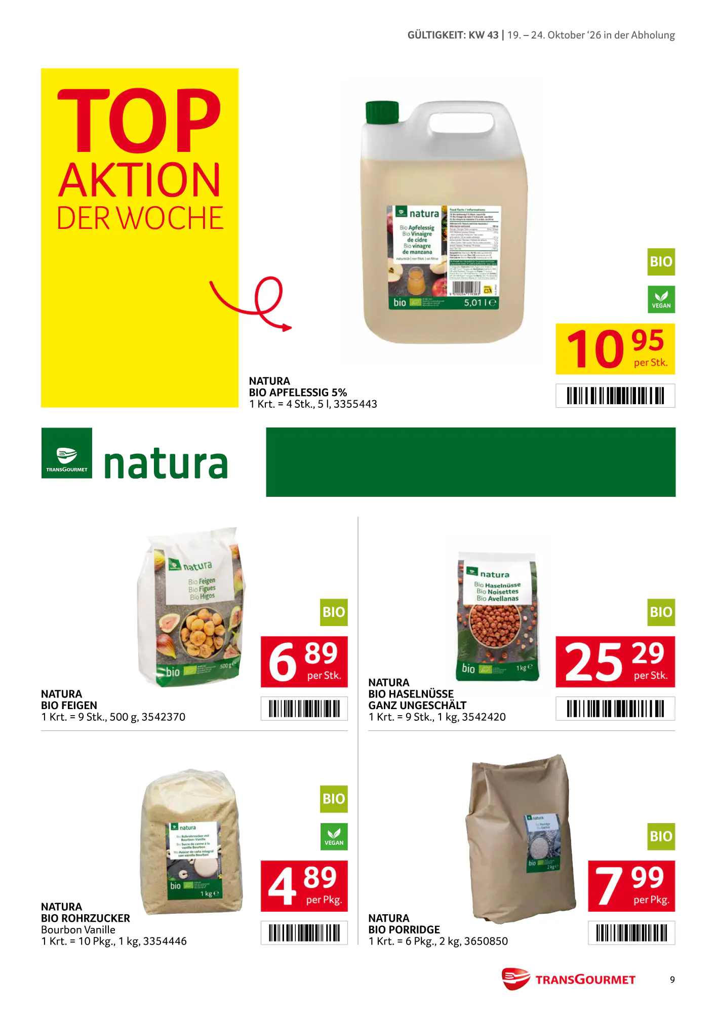Transgourmet Flugblatt (ab 18.10.2026) - Angebote und Prospekt - Seite 9