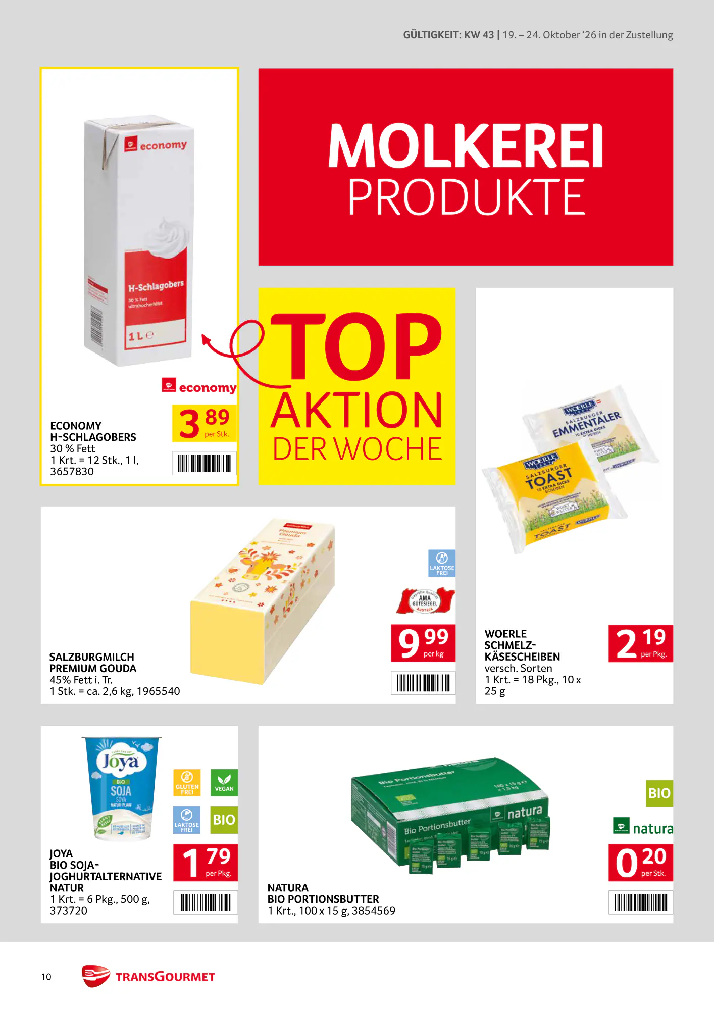 Transgourmet Flugblatt (ab 18.10.2026) - Angebote und Prospekt - Seite 10