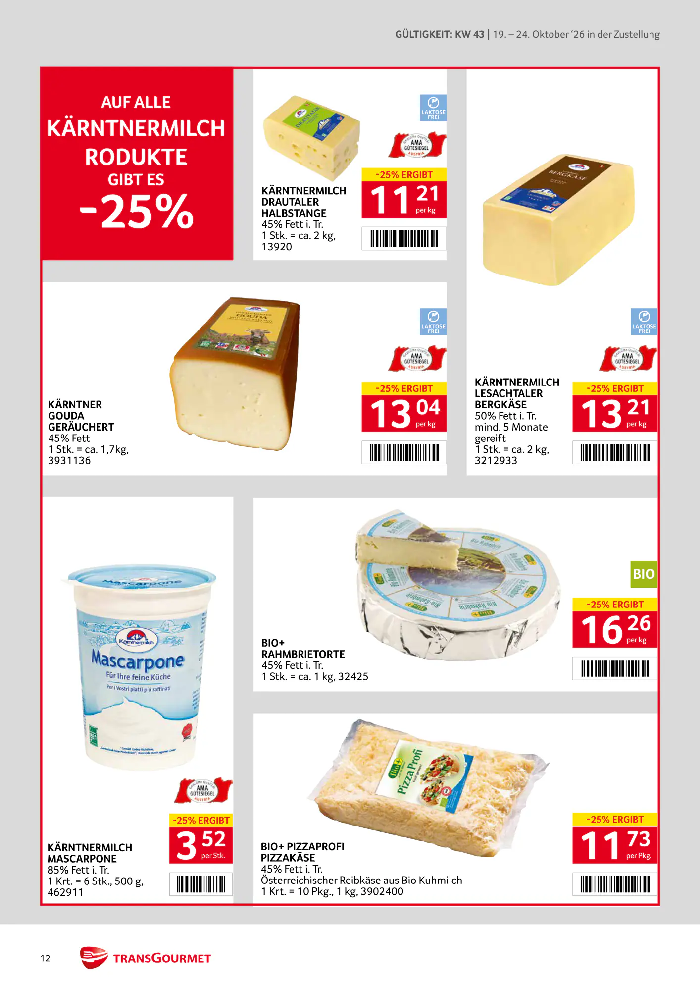 Transgourmet Flugblatt (ab 18.10.2026) - Angebote und Prospekt - Seite 12