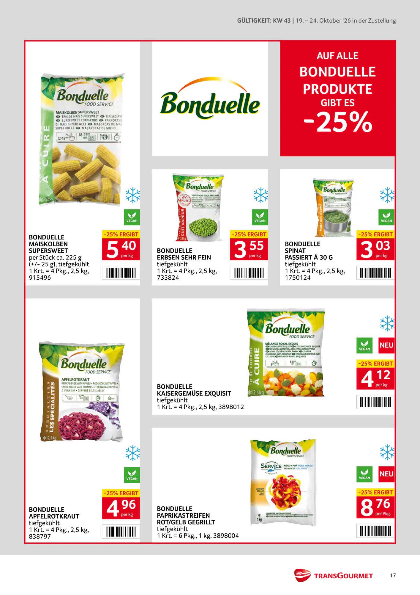 Transgourmet Flugblatt (ab 18.10.2026) - Angebote und Prospekt - Seite 17