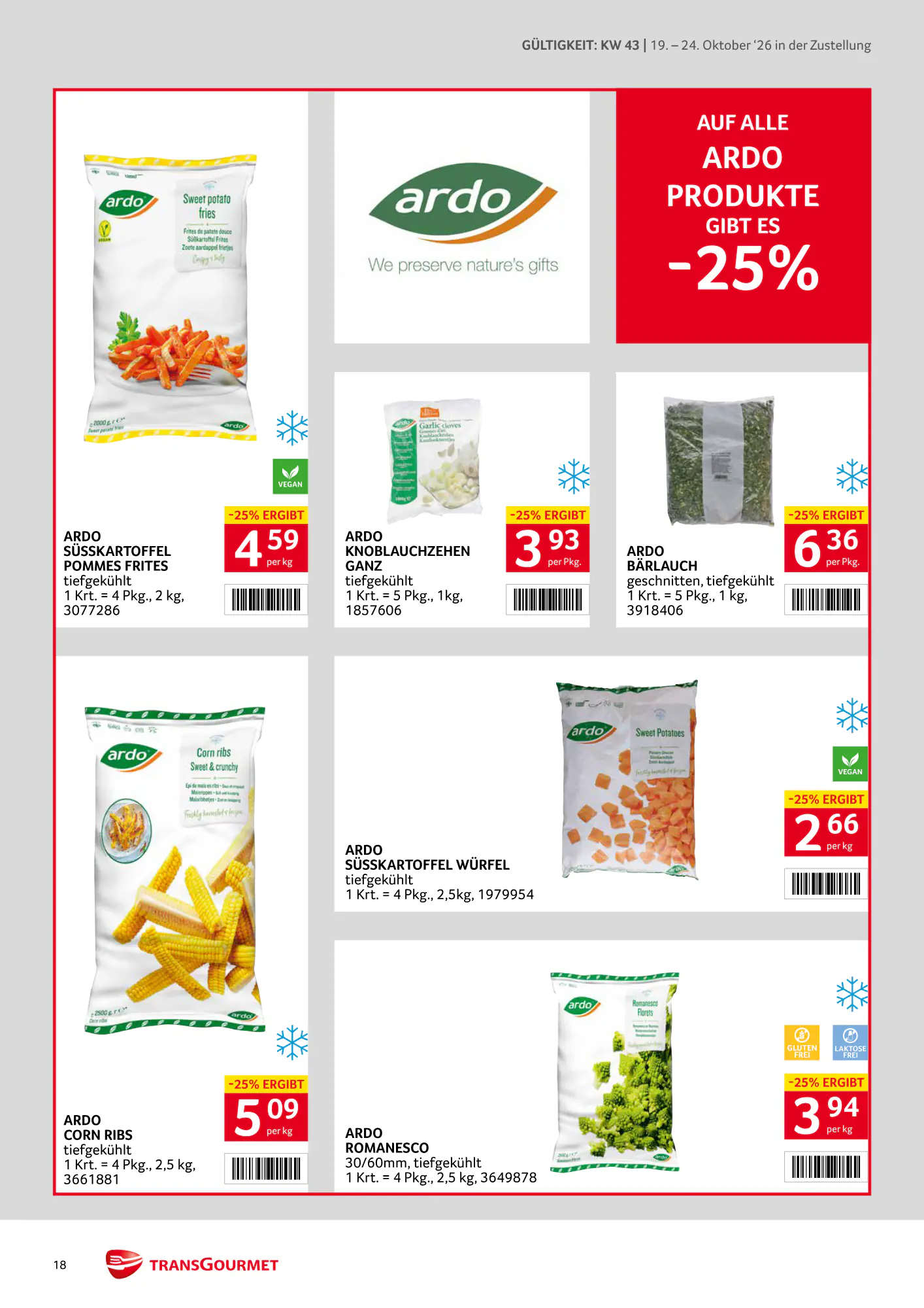 Transgourmet Flugblatt (ab 18.10.2026) - Angebote und Prospekt - Seite 18