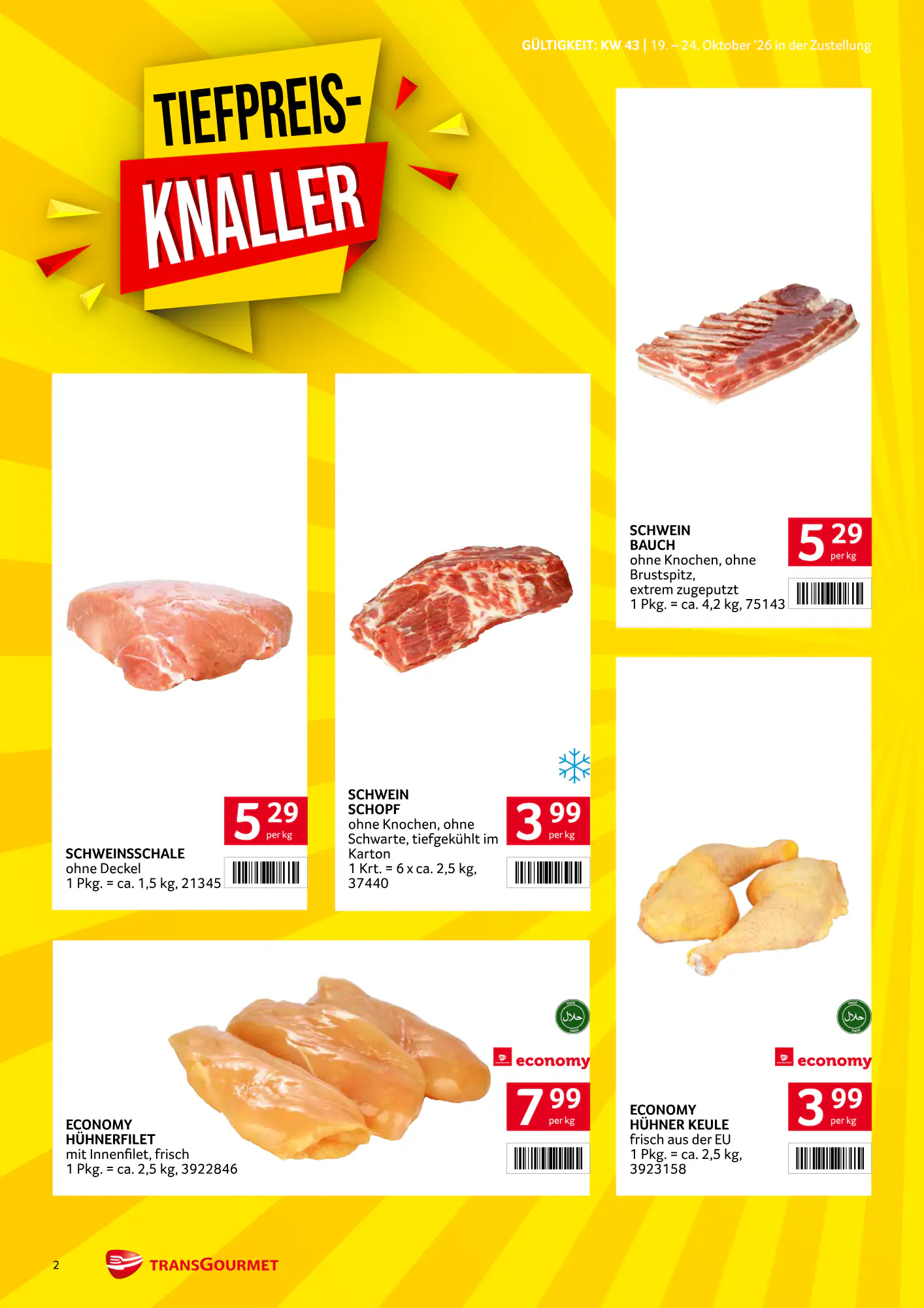 Transgourmet Flugblatt (ab 18.10.2026) - Angebote und Prospekt - Seite 2