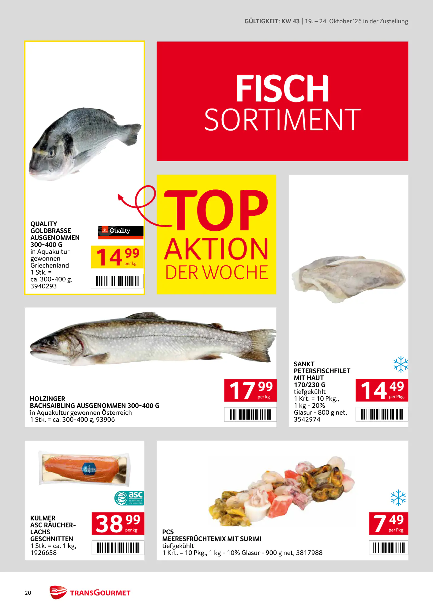 Transgourmet Flugblatt (ab 18.10.2026) - Angebote und Prospekt - Seite 20