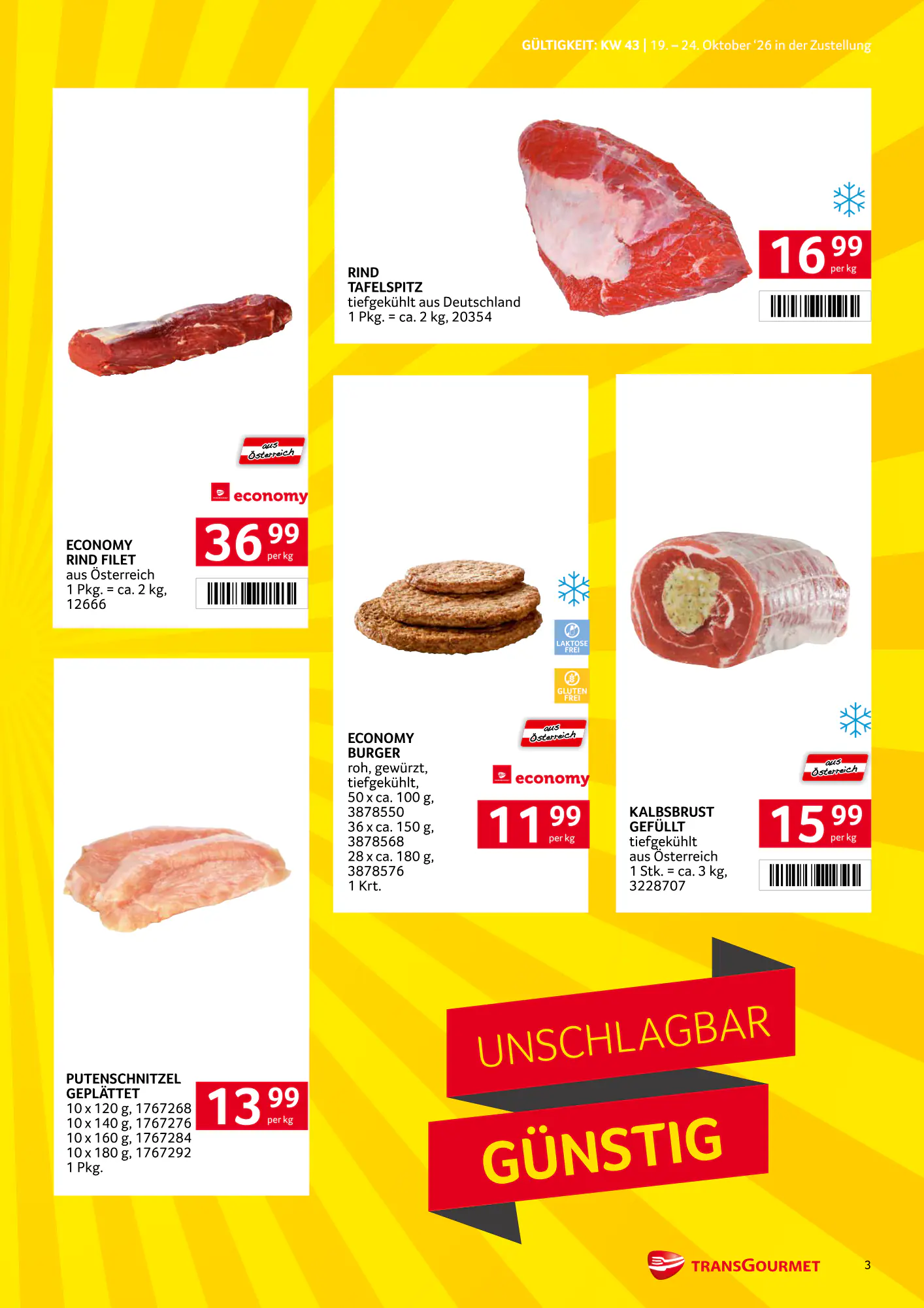 Transgourmet Flugblatt (ab 18.10.2026) - Angebote und Prospekt - Seite 3