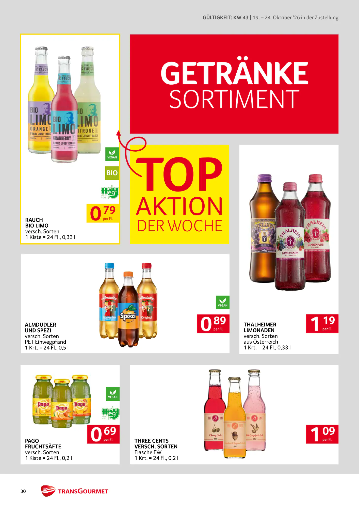 Transgourmet Flugblatt (ab 18.10.2026) - Angebote und Prospekt - Seite 30