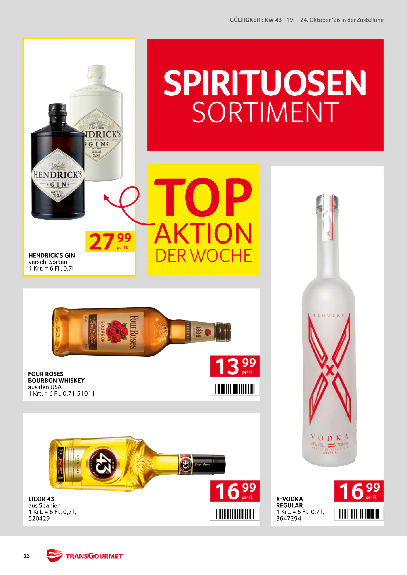 Transgourmet Flugblatt (ab 18.10.2026) - Angebote und Prospekt - Seite 32