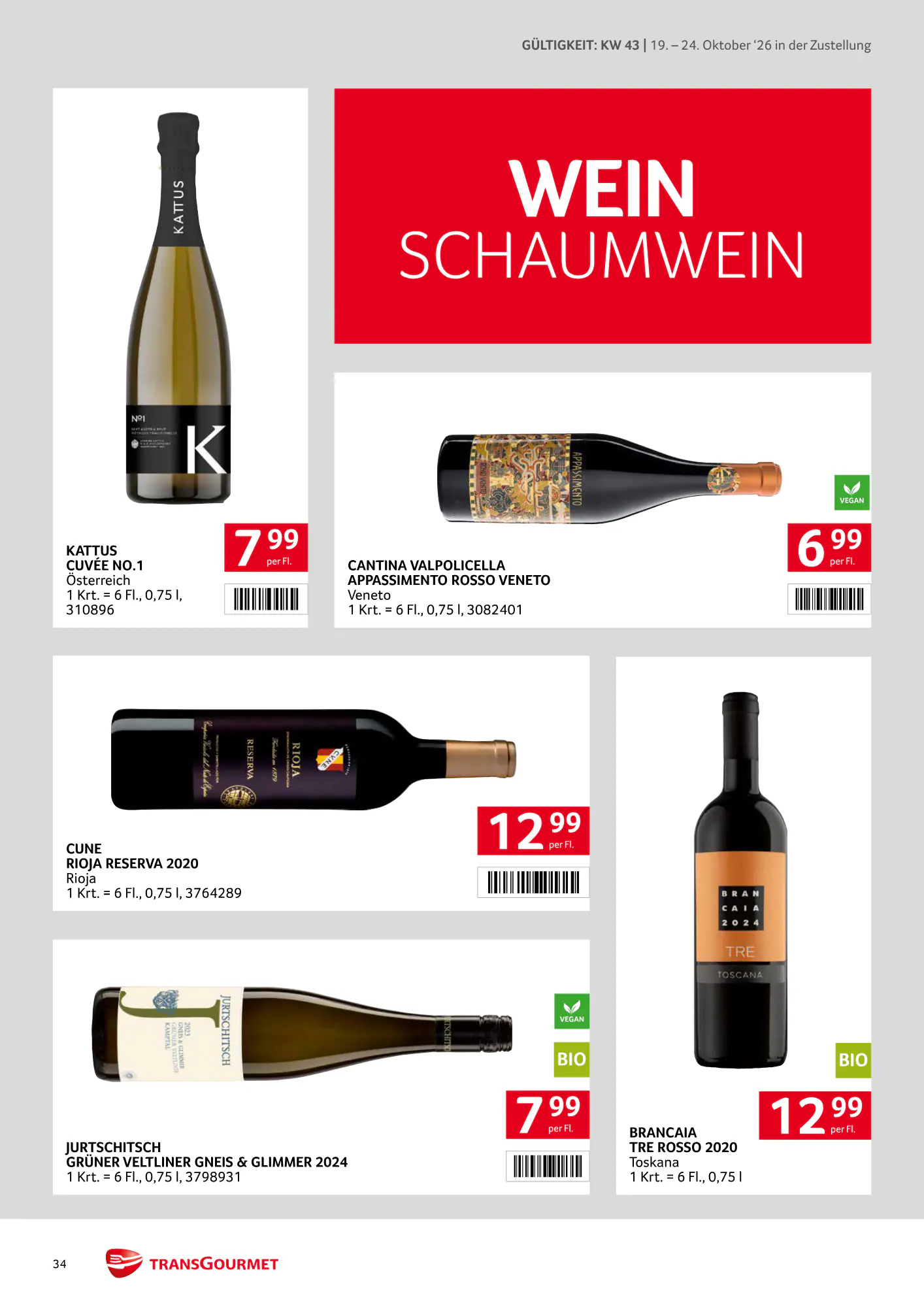 Transgourmet Flugblatt (ab 18.10.2026) - Angebote und Prospekt - Seite 34