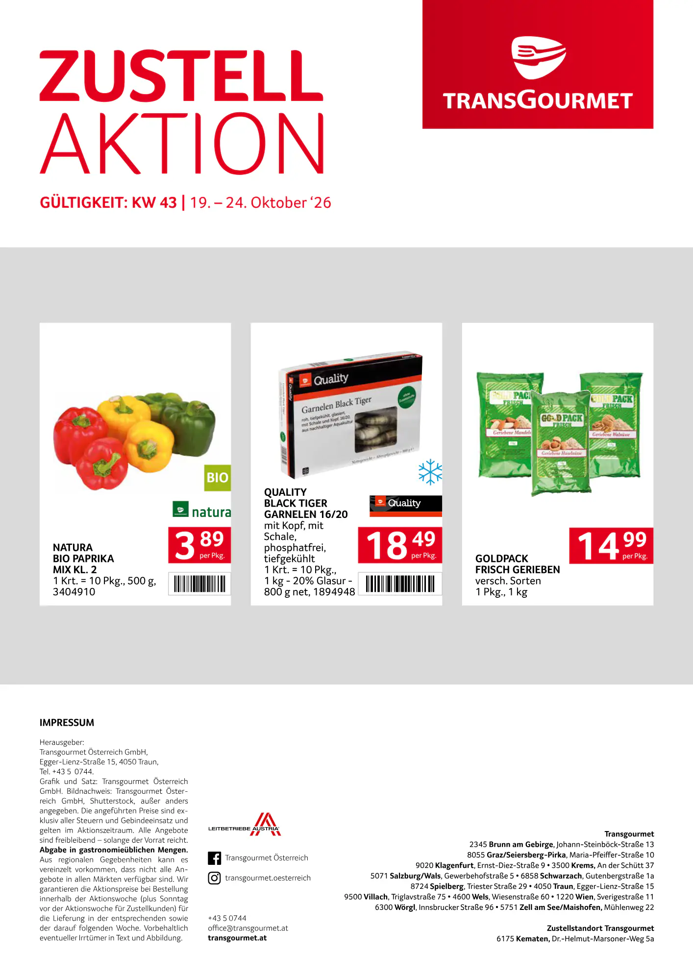 Transgourmet Flugblatt (ab 18.10.2026) - Angebote und Prospekt - Seite 40