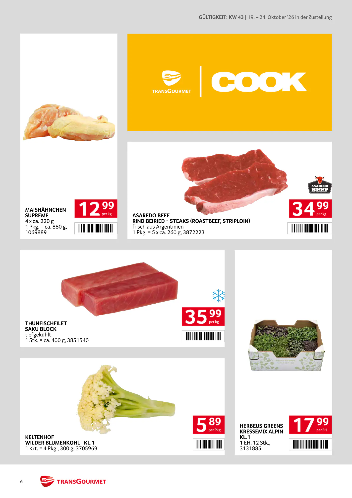 Transgourmet Flugblatt (ab 18.10.2026) - Angebote und Prospekt - Seite 6