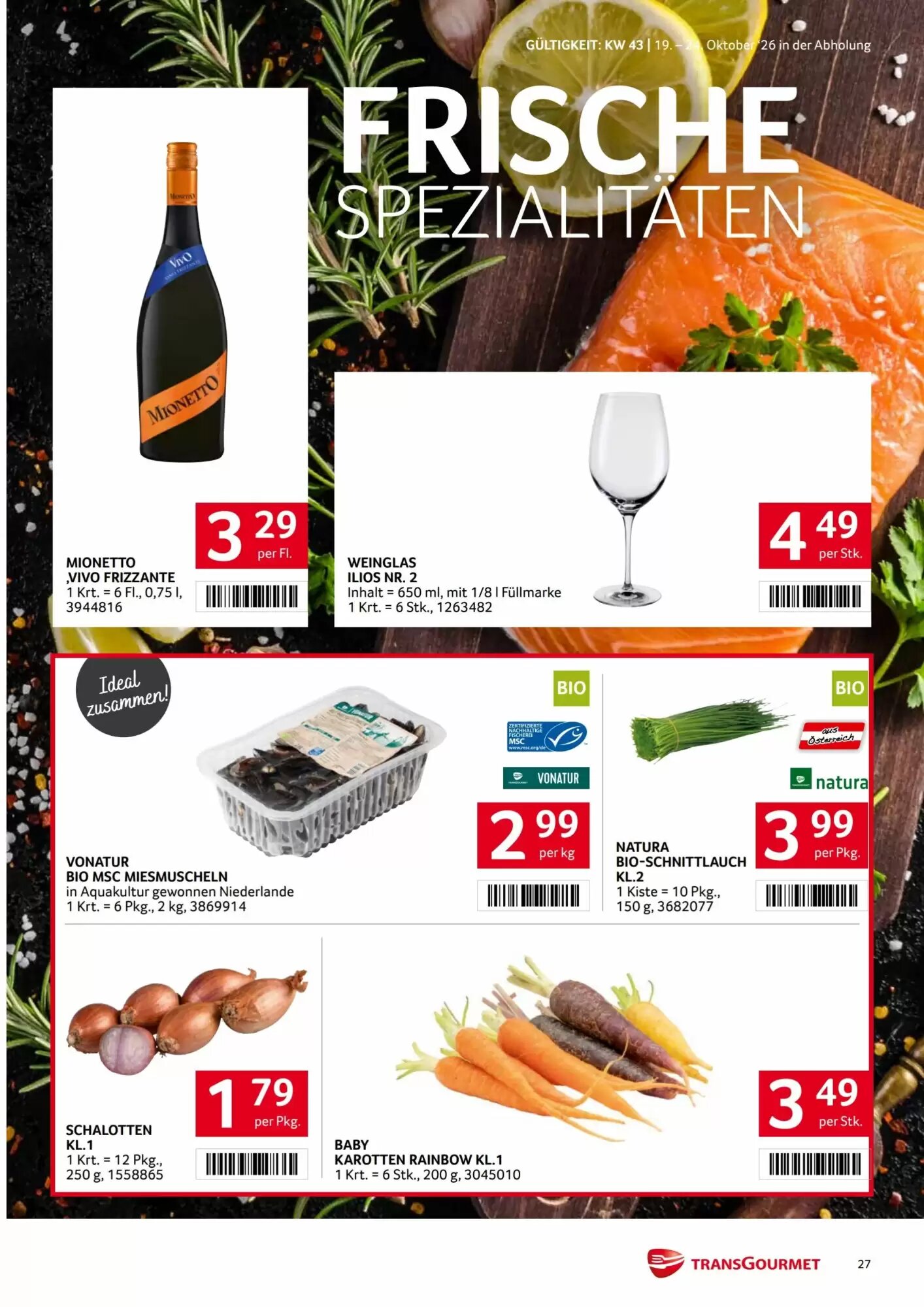 Transgourmet Flugblatt (ab 19.10.2026) - Angebote und Prospekt - Seite 27
