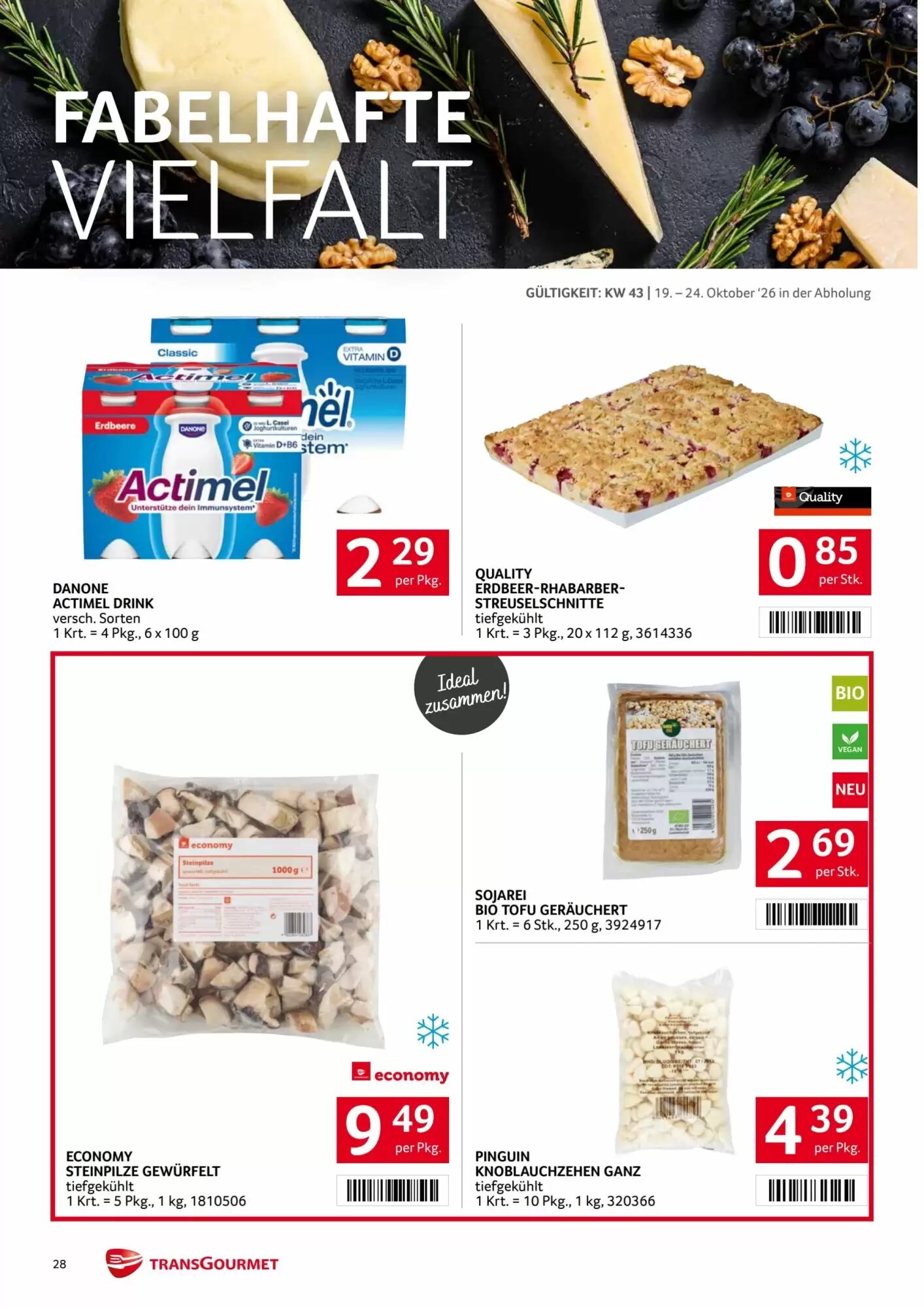 Transgourmet Flugblatt (ab 19.10.2026) - Angebote und Prospekt - Seite 28