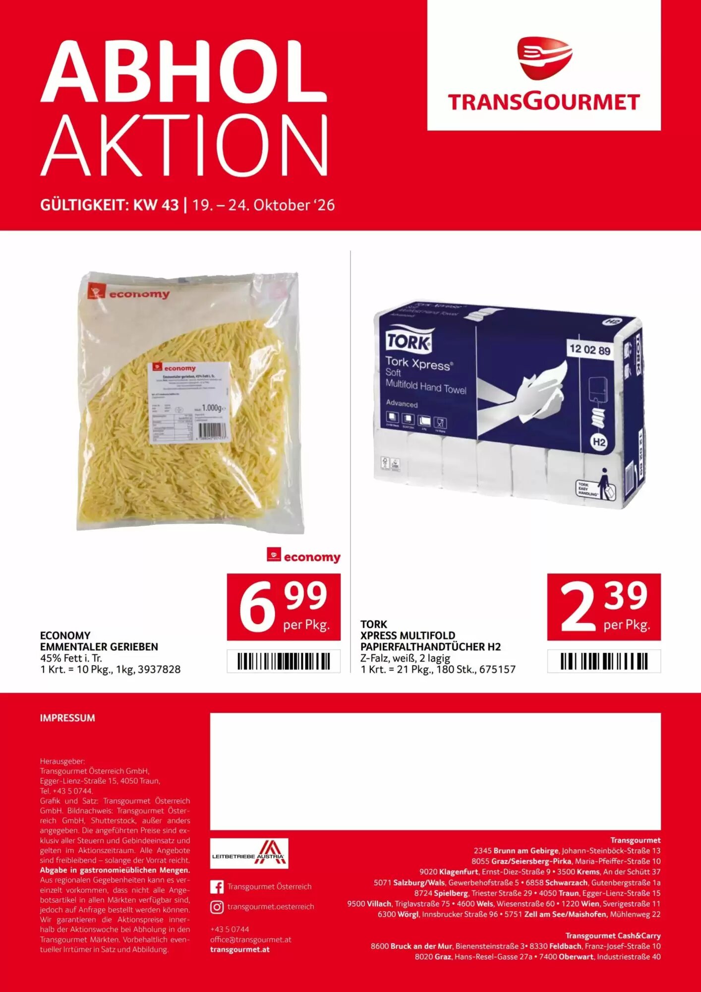 Transgourmet Flugblatt (ab 19.10.2026) - Angebote und Prospekt - Seite 32