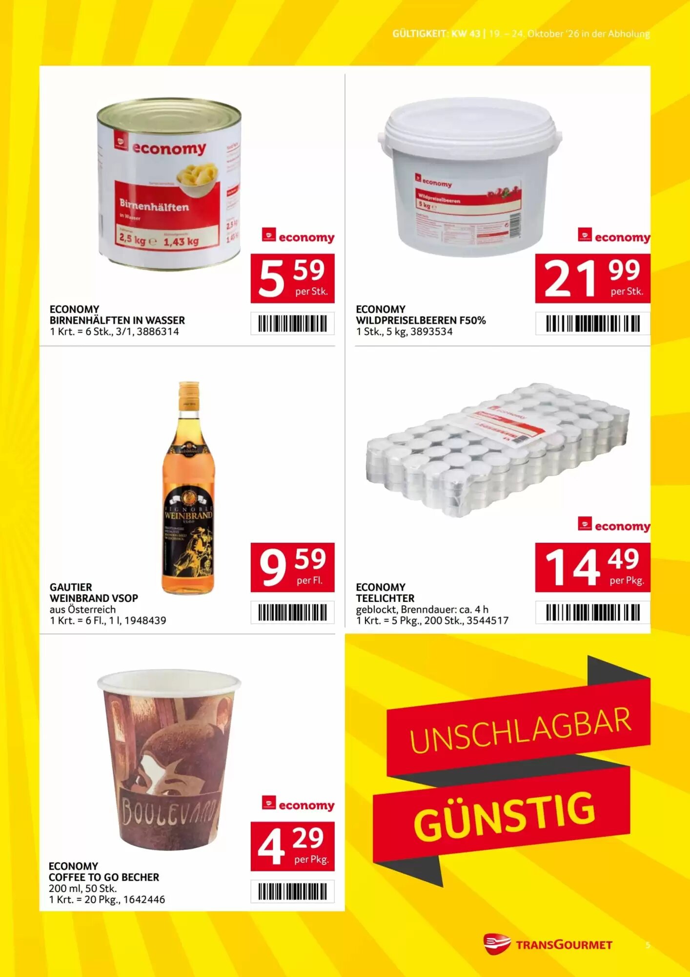 Transgourmet Flugblatt (ab 19.10.2026) - Angebote und Prospekt - Seite 5