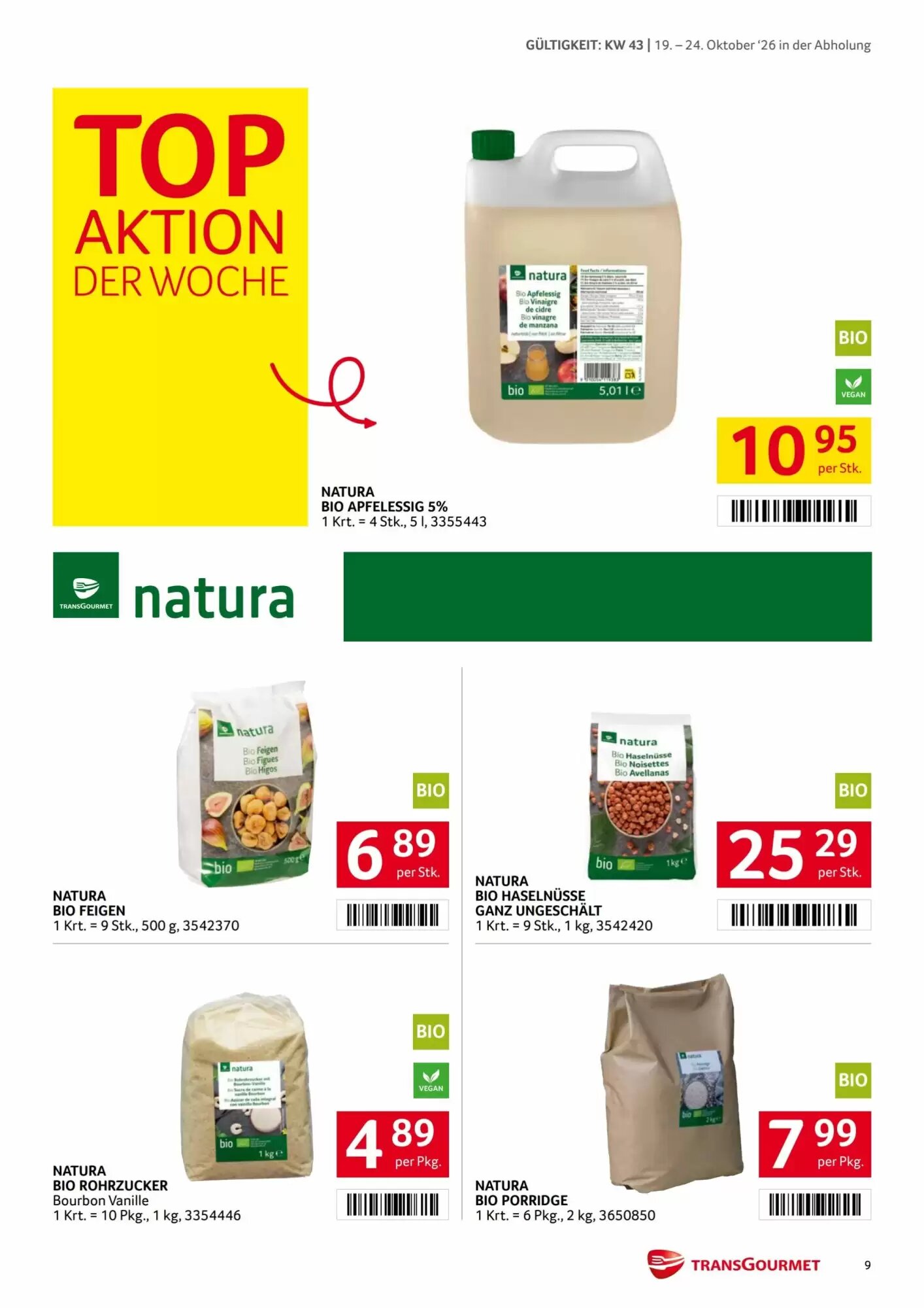 Transgourmet Flugblatt (ab 19.10.2026) - Angebote und Prospekt - Seite 9