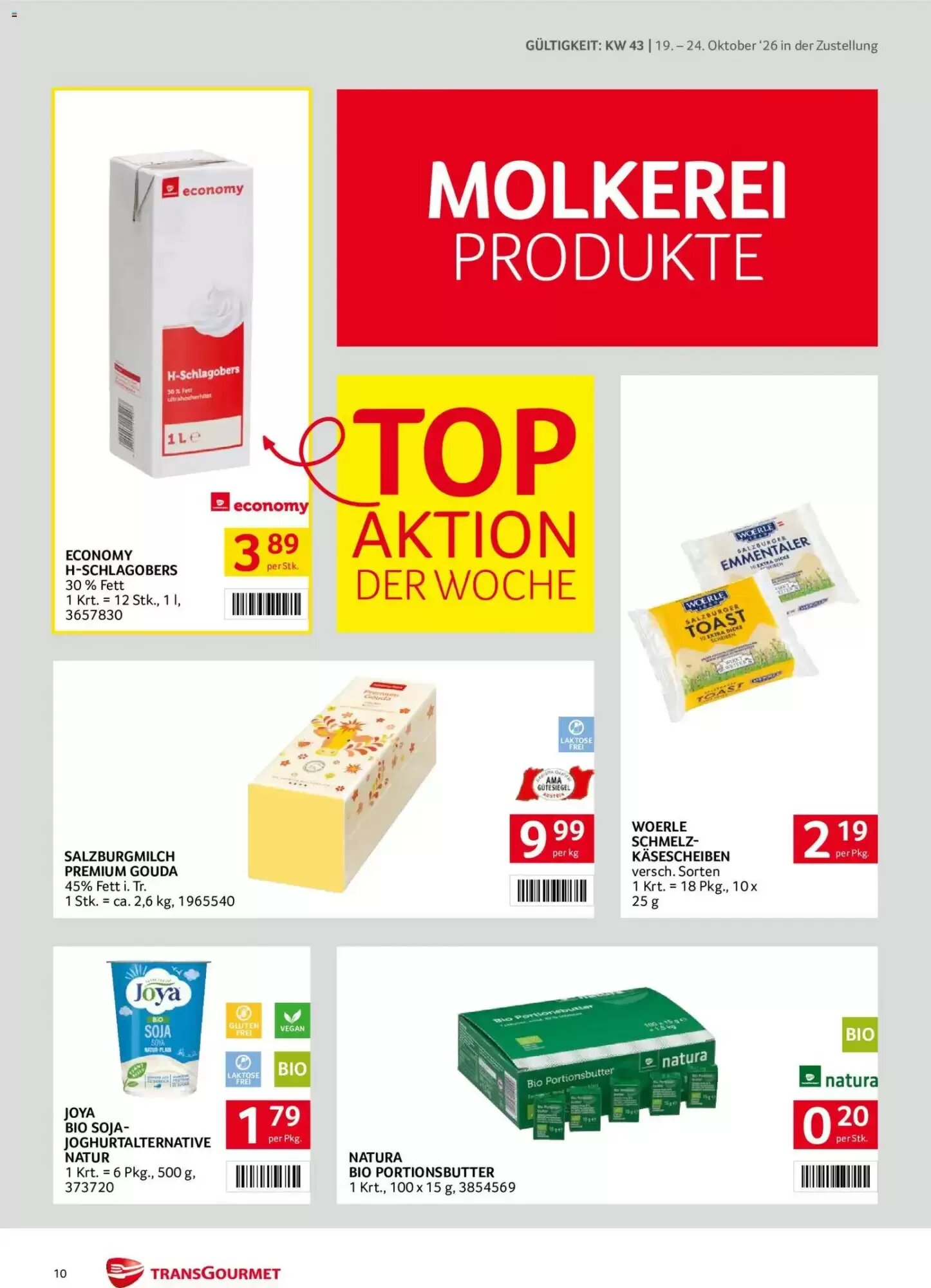 Transgourmet Flugblatt (ab 19.10.2026) - Angebote und Prospekt - Seite 10