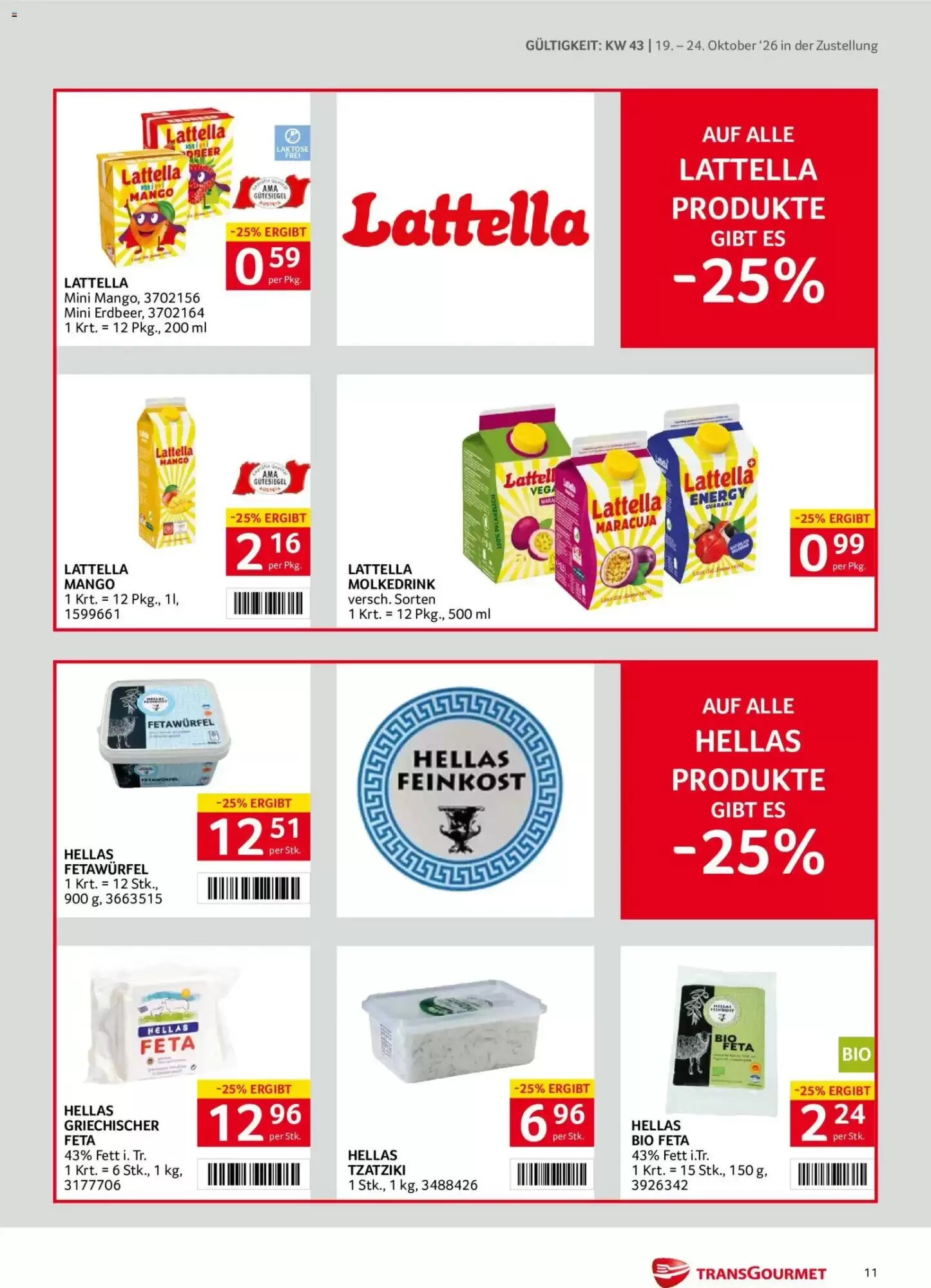 Transgourmet Flugblatt (ab 19.10.2026) - Angebote und Prospekt - Seite 11