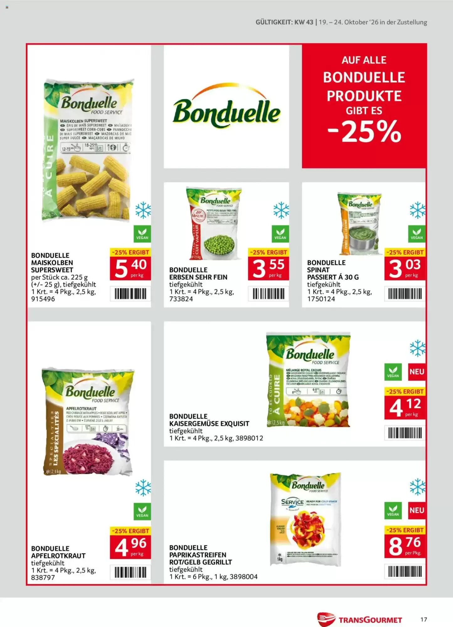 Transgourmet Flugblatt (ab 19.10.2026) - Angebote und Prospekt - Seite 17