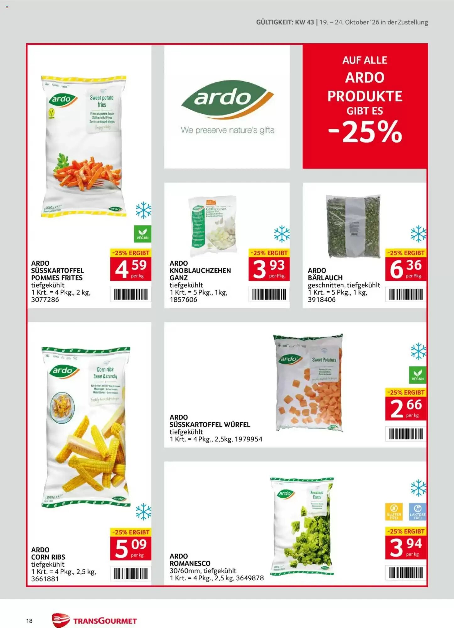 Transgourmet Flugblatt (ab 19.10.2026) - Angebote und Prospekt - Seite 18