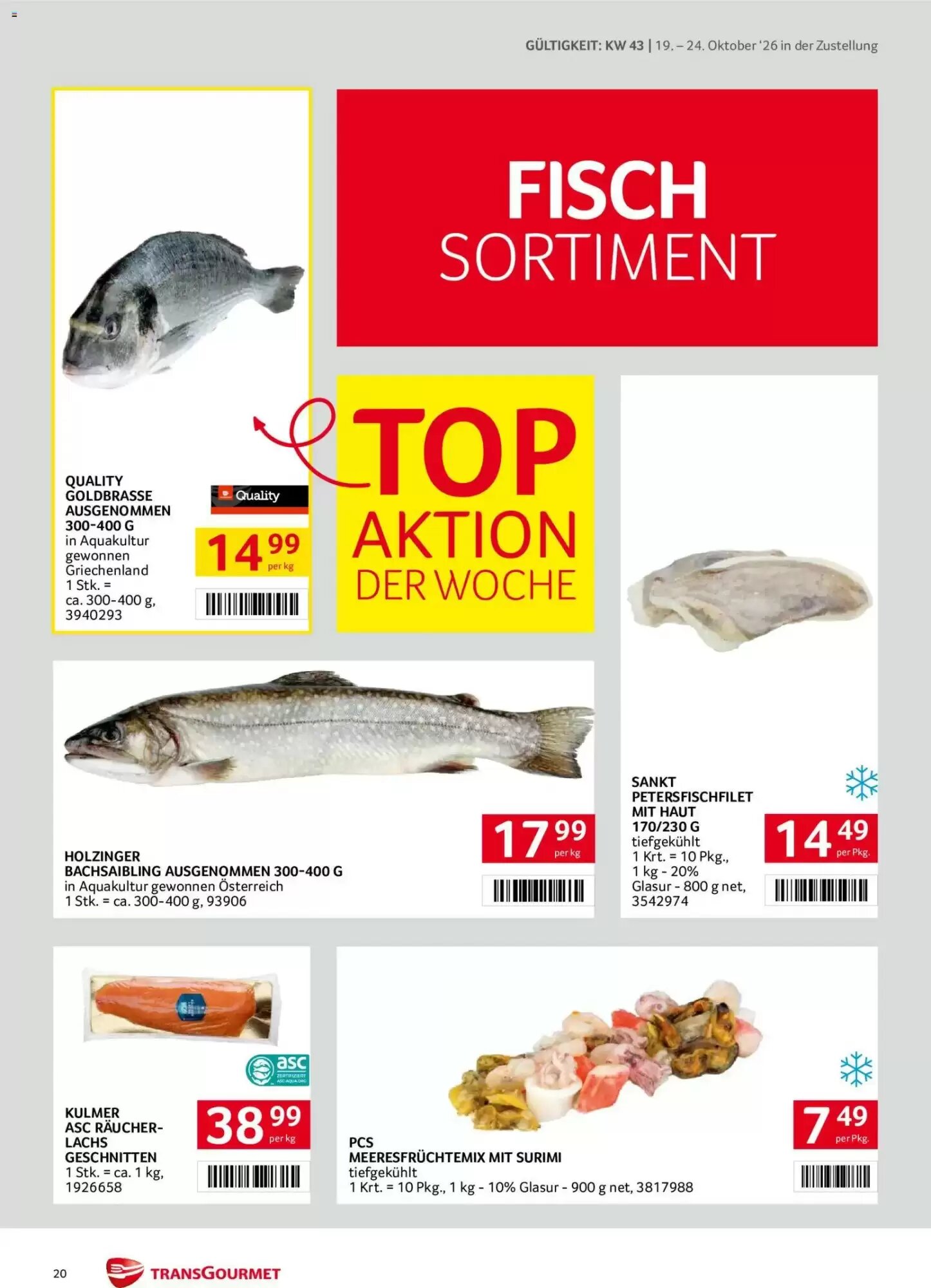Transgourmet Flugblatt (ab 19.10.2026) - Angebote und Prospekt - Seite 20