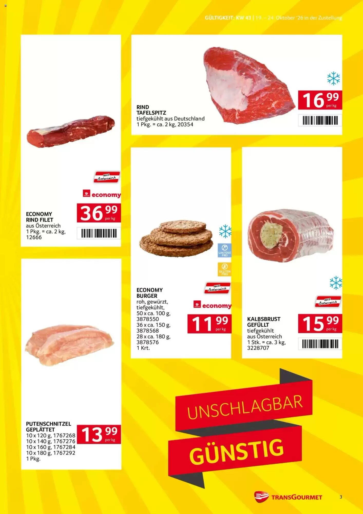 Transgourmet Flugblatt (ab 19.10.2026) - Angebote und Prospekt - Seite 3