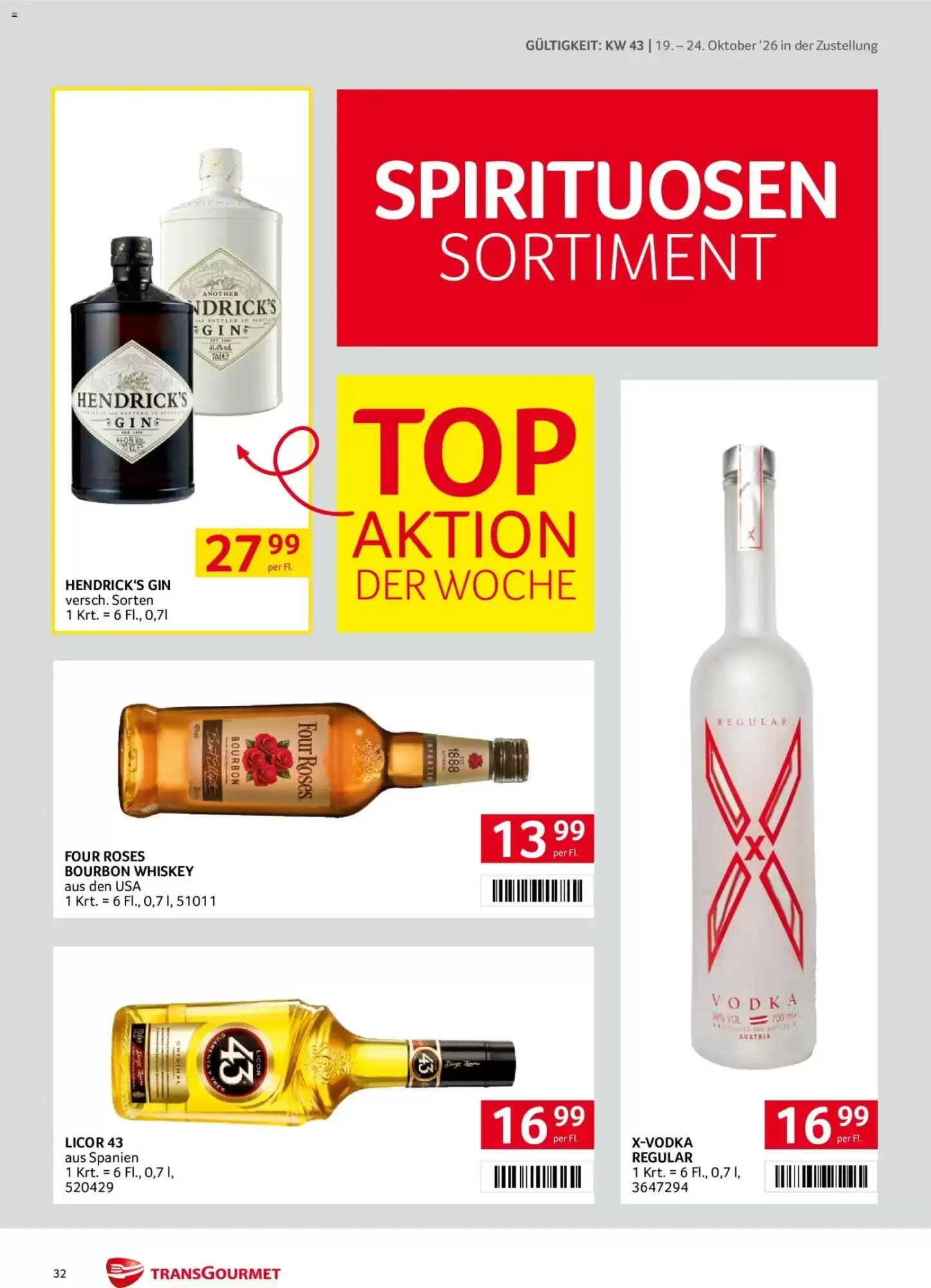 Transgourmet Flugblatt (ab 19.10.2026) - Angebote und Prospekt - Seite 32