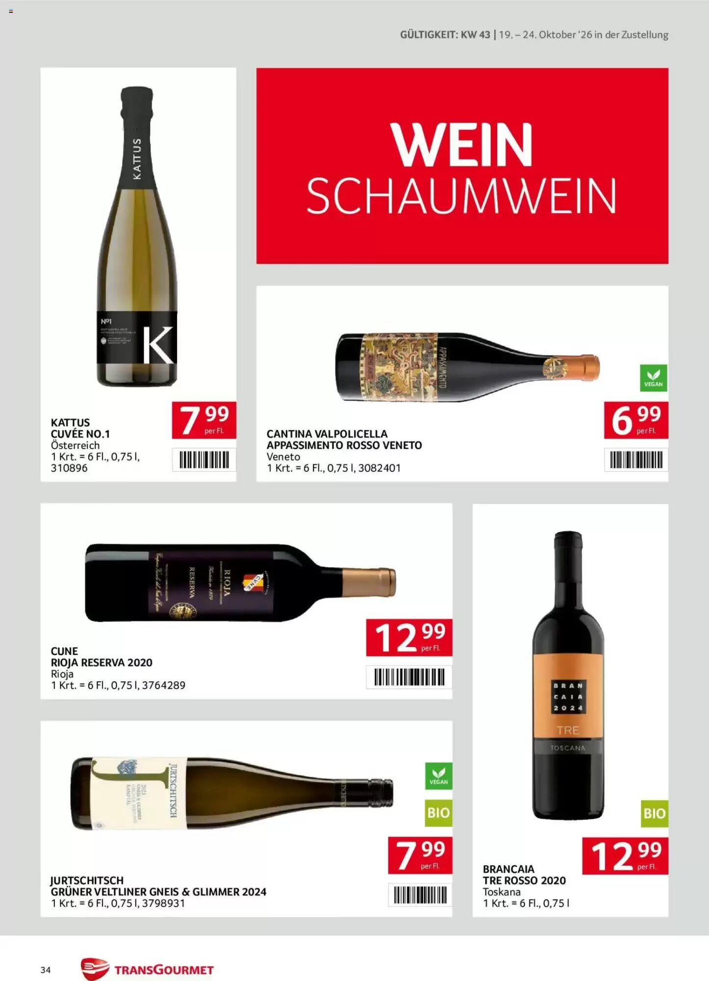 Transgourmet Flugblatt (ab 19.10.2026) - Angebote und Prospekt - Seite 34