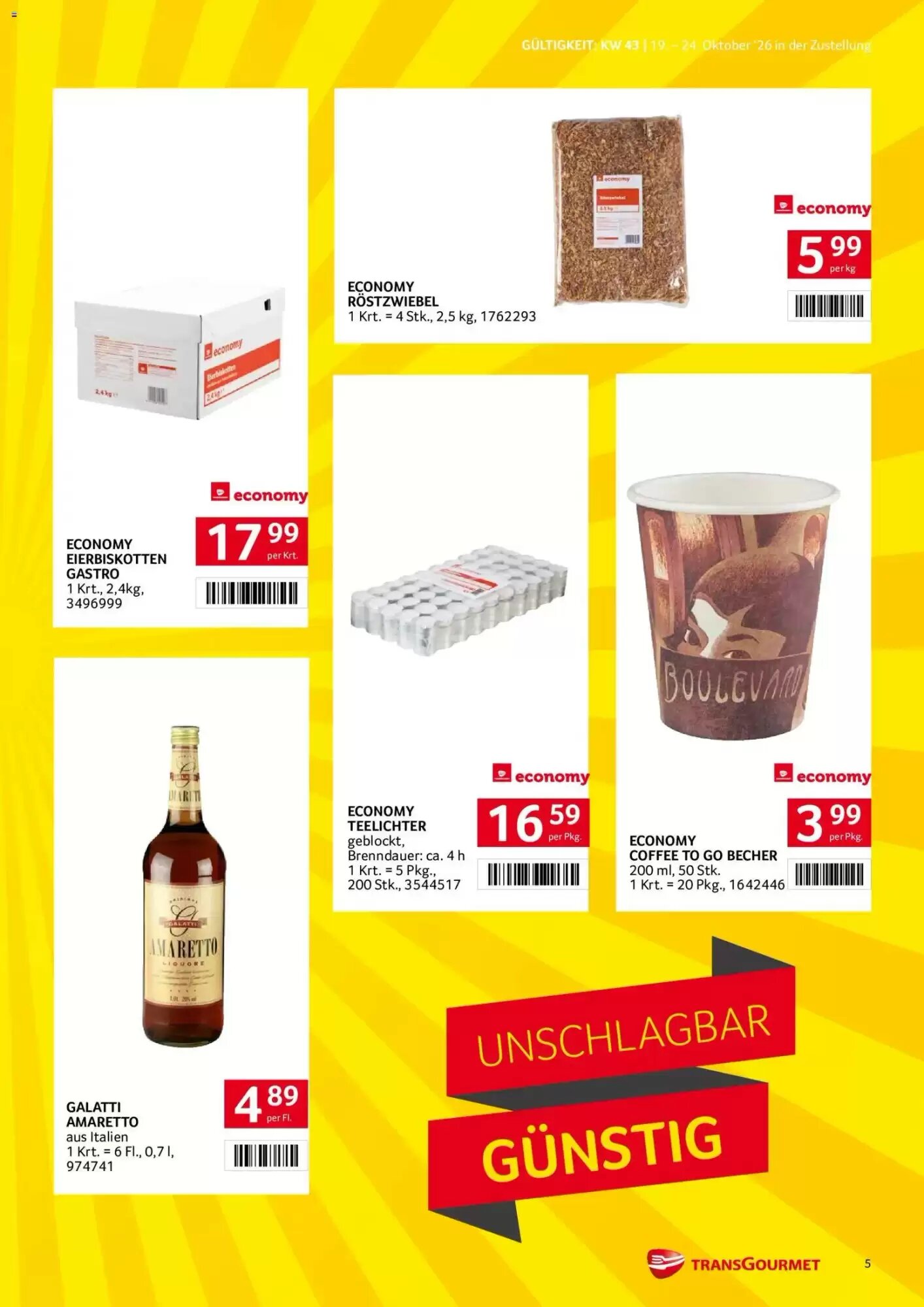 Transgourmet Flugblatt (ab 19.10.2026) - Angebote und Prospekt - Seite 5