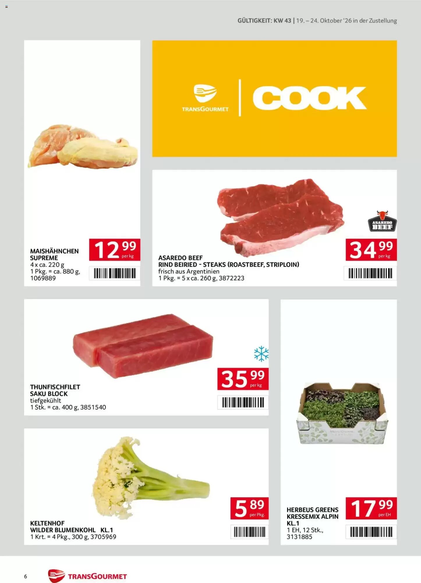 Transgourmet Flugblatt (ab 19.10.2026) - Angebote und Prospekt - Seite 6