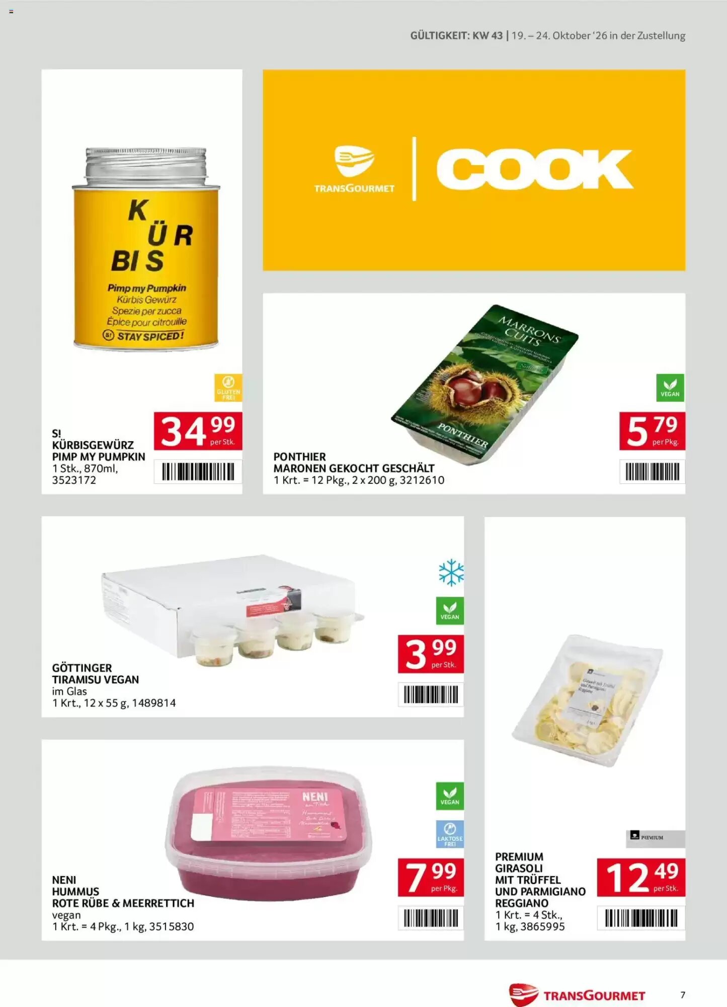 Transgourmet Flugblatt (ab 19.10.2026) - Angebote und Prospekt - Seite 7