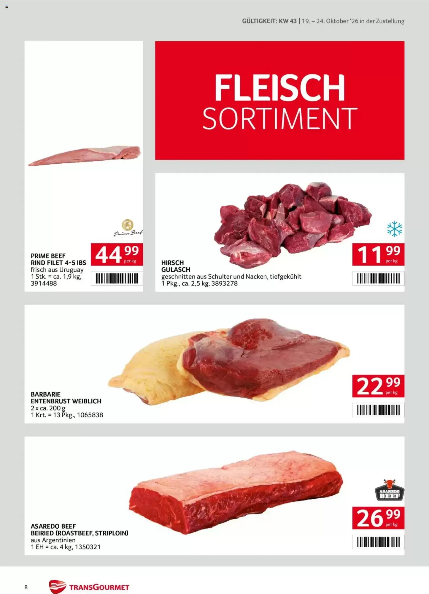 Transgourmet Flugblatt (ab 19.10.2026) - Angebote und Prospekt - Seite 8