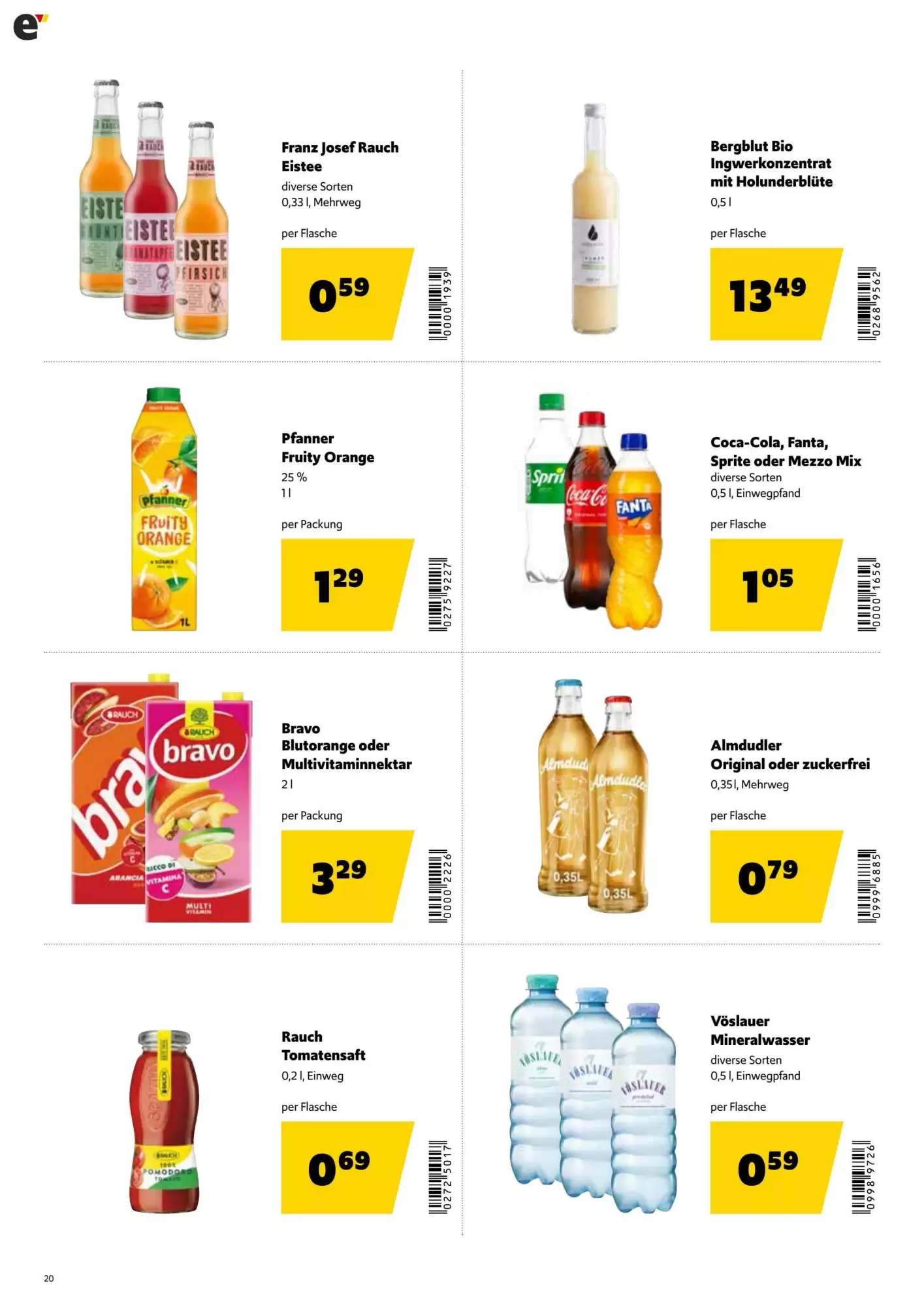 Eurogast Grissemann Flugblatt (ab 19.10.2026) - Angebote und Prospekt - Seite 20