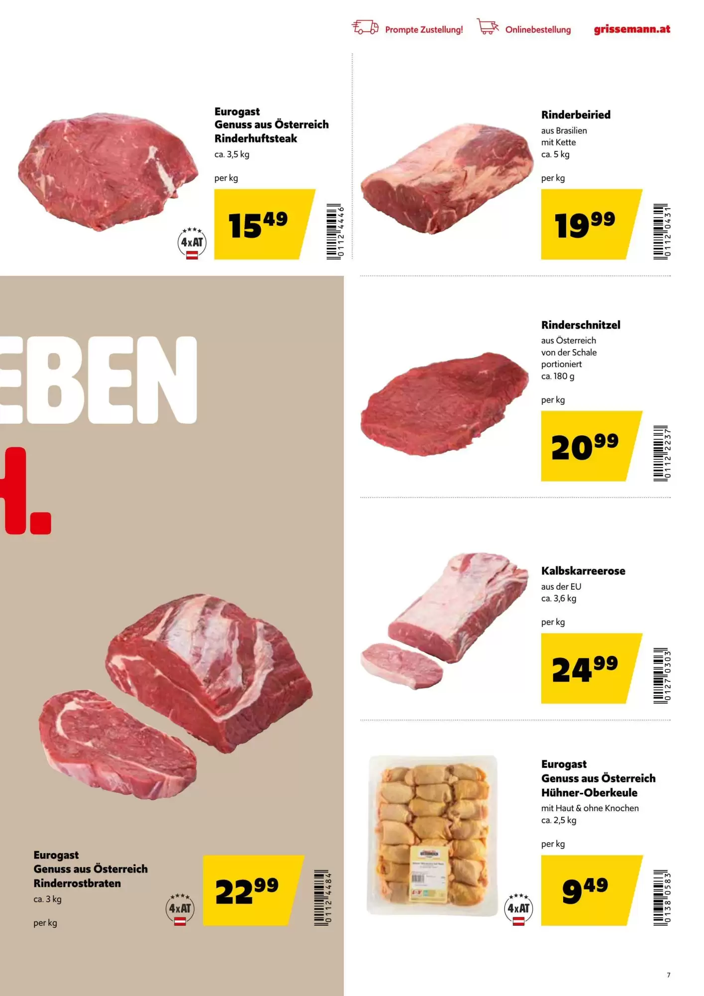 Eurogast Grissemann Flugblatt (ab 19.10.2026) - Angebote und Prospekt - Seite 7